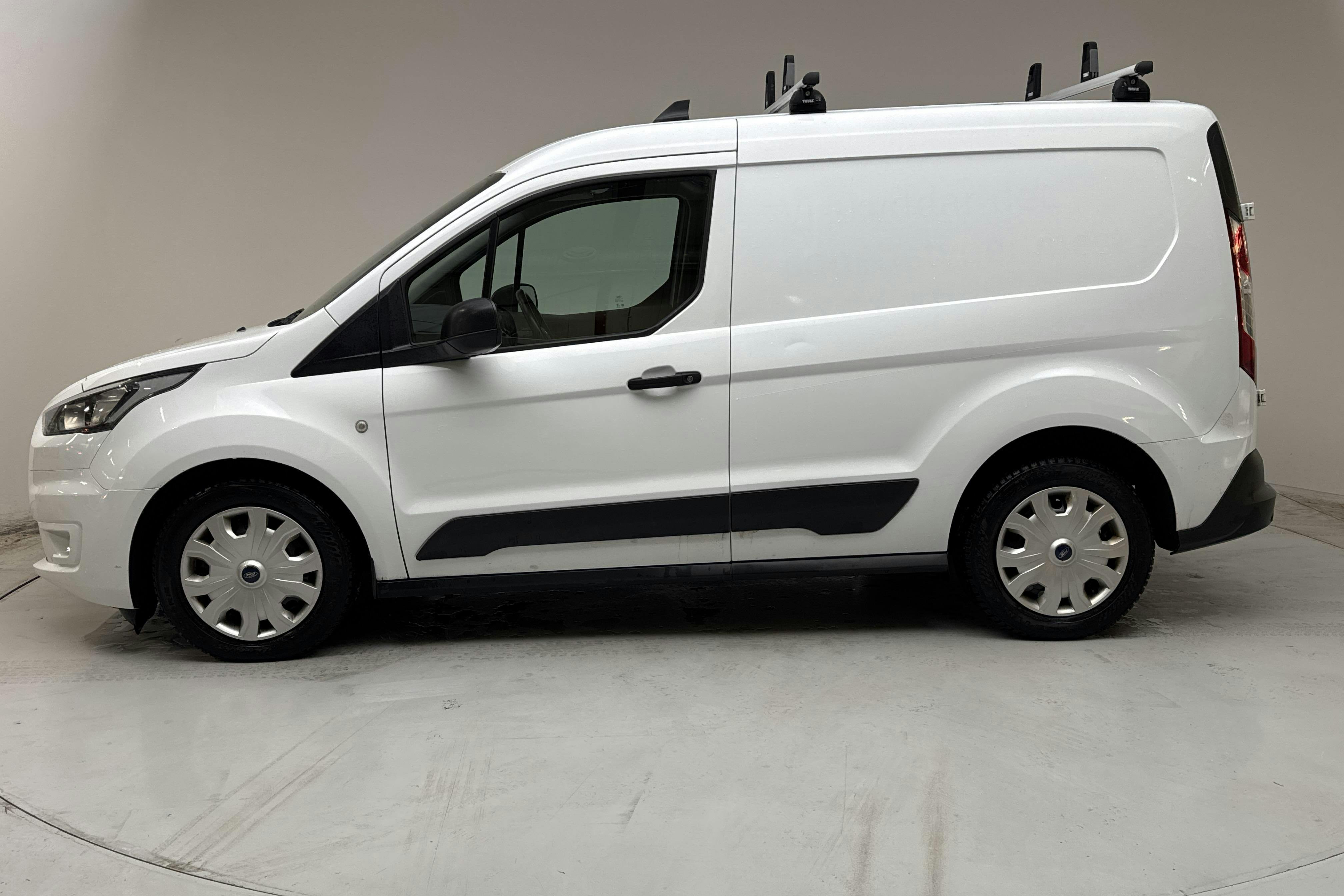 Presentation photo 2 of 12: Ford Transit Connect 1.5 EcoBlue (100hk) - 113 940 km - Manual - white - 2021