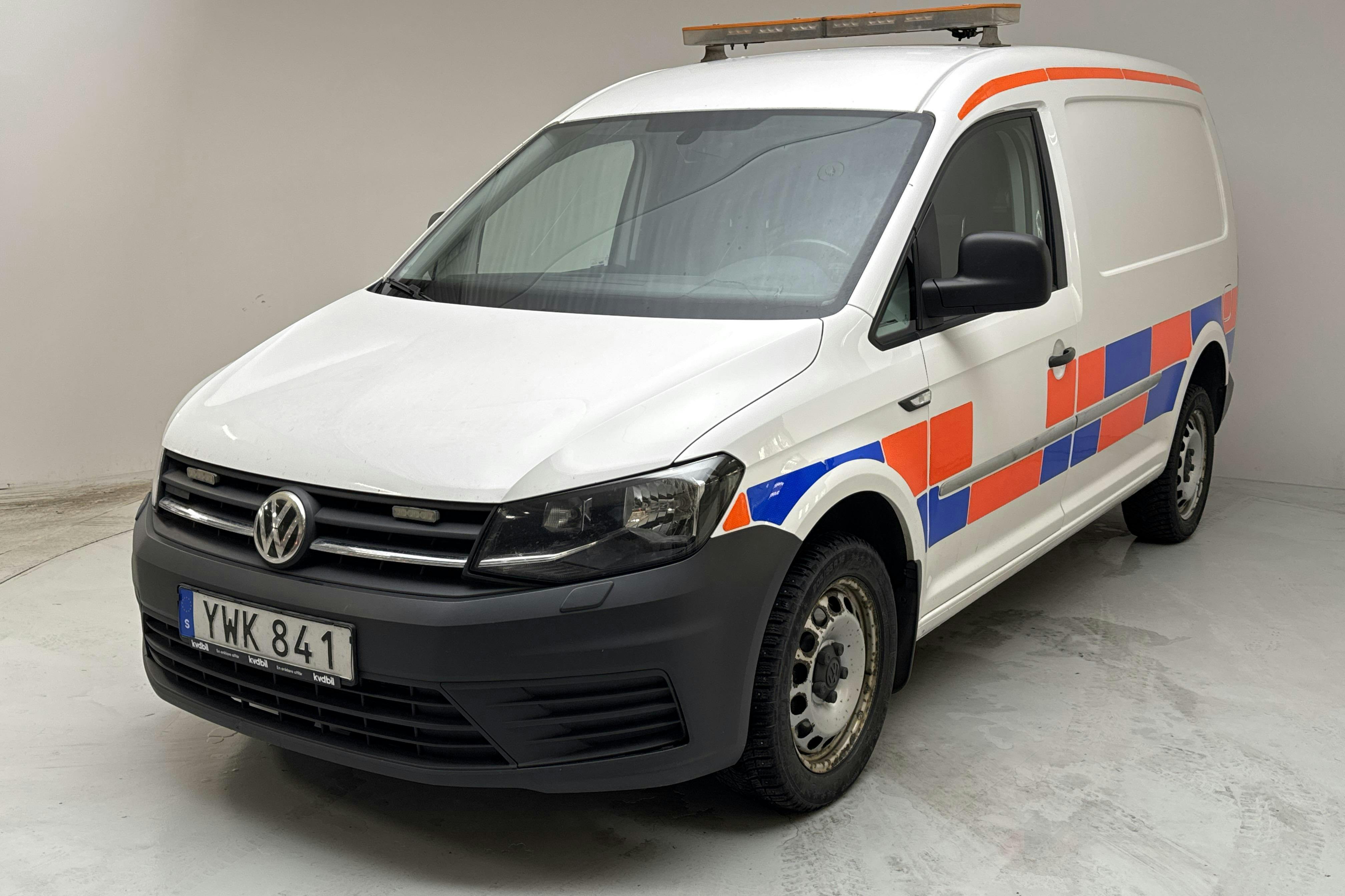 Presentation photo 1 of 9: VW Caddy 2.0 TDI Maxi Skåp 4MOTION (150hk) - 194 720 km - Automatic - white - 2018