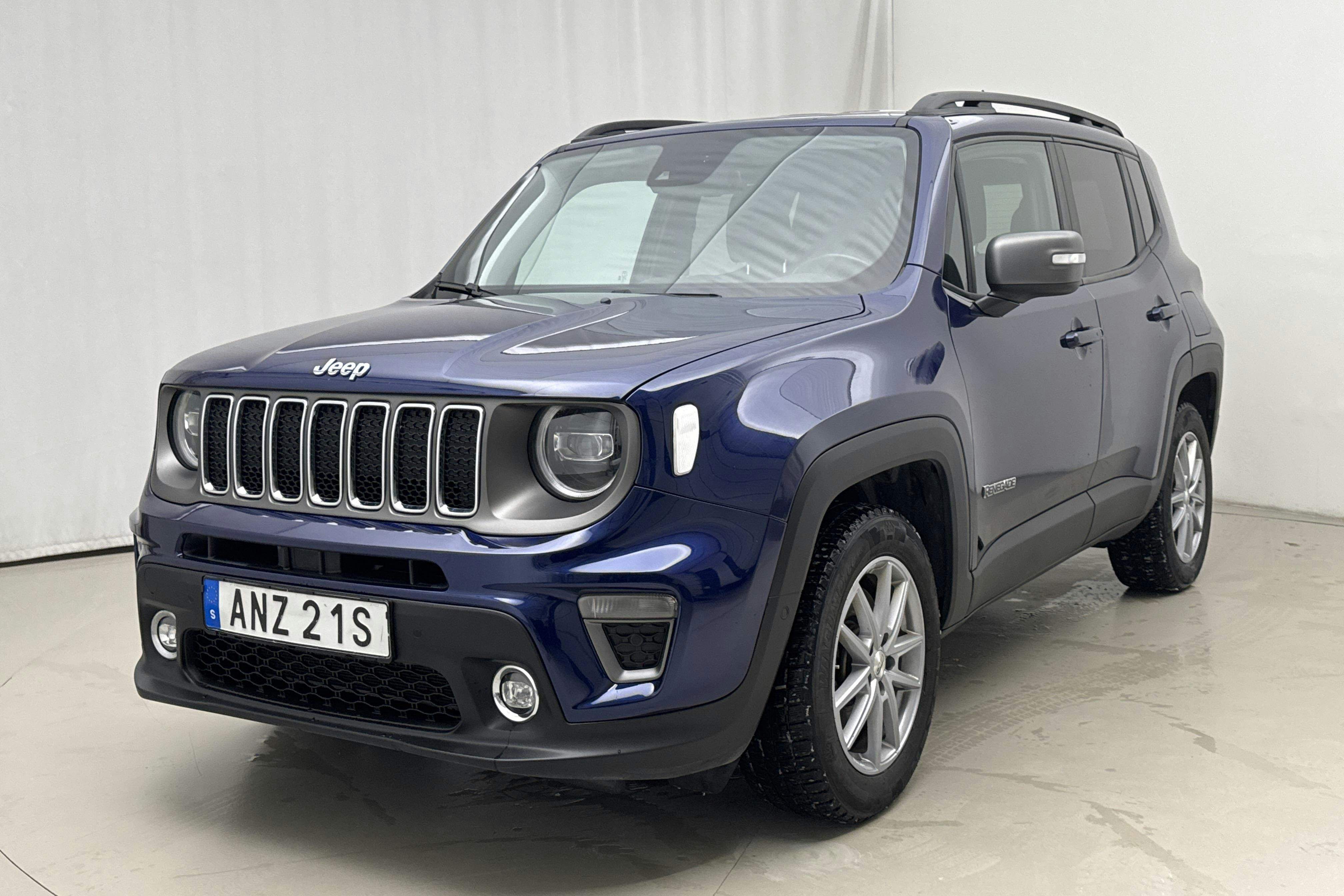 Presentation photo 1 of 18: Jeep Renegade 1.3 PHEV 4WD (190hk) - 75 630 km - Automatic - blue - 2020