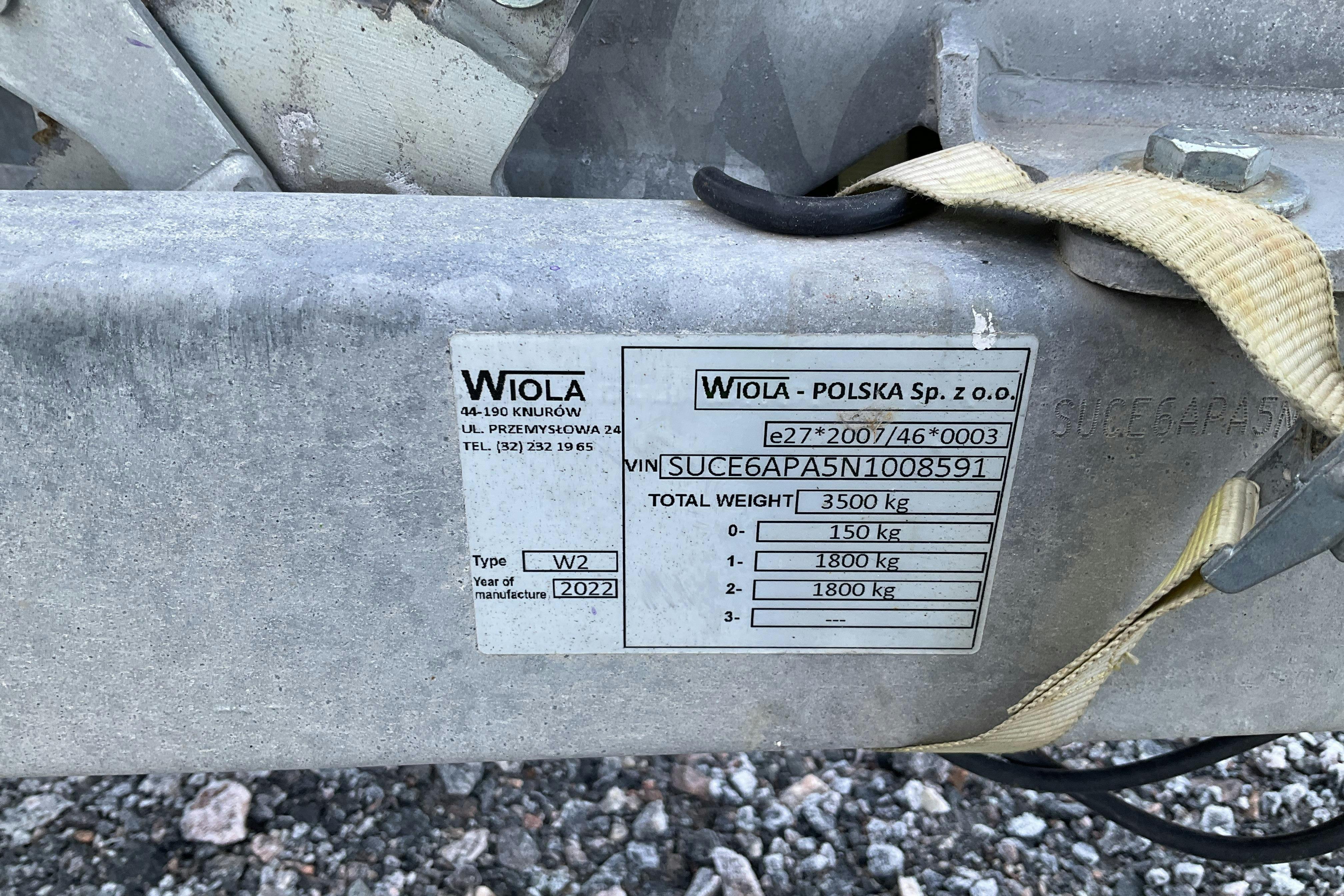 Presentation photo 9 of 9: WIOLA W2 - 0 km - gray - 2022