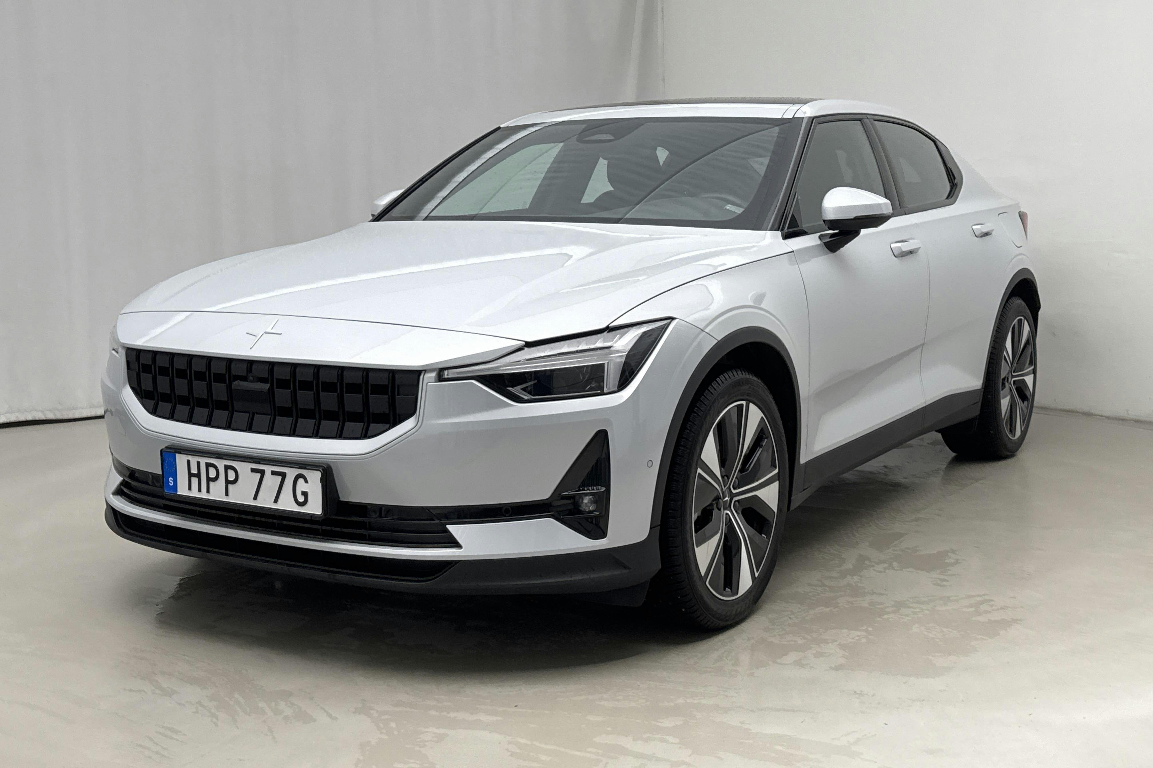Präsentationsfoto 1 von 21: Polestar 2 Standard range Single motor (231hk) - 39 380 Kilometer - Verkaufsautomat - Silber - 2023