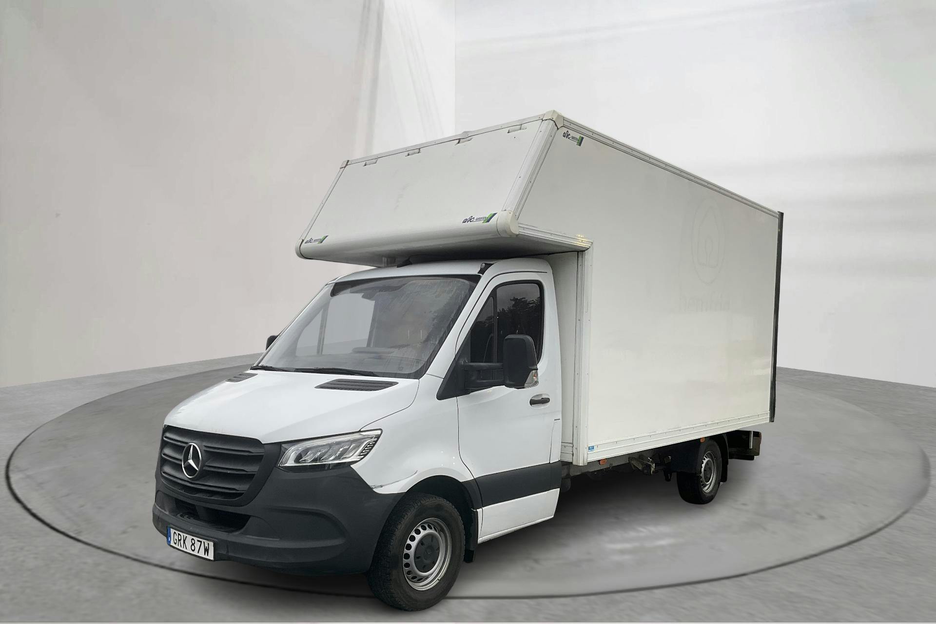 Presentationsfoto 1 av 14: Mercedes Sprinter 316 CDI Volymskåp RWD (163hk) - 11 775 mil - Automat - vit - 2021