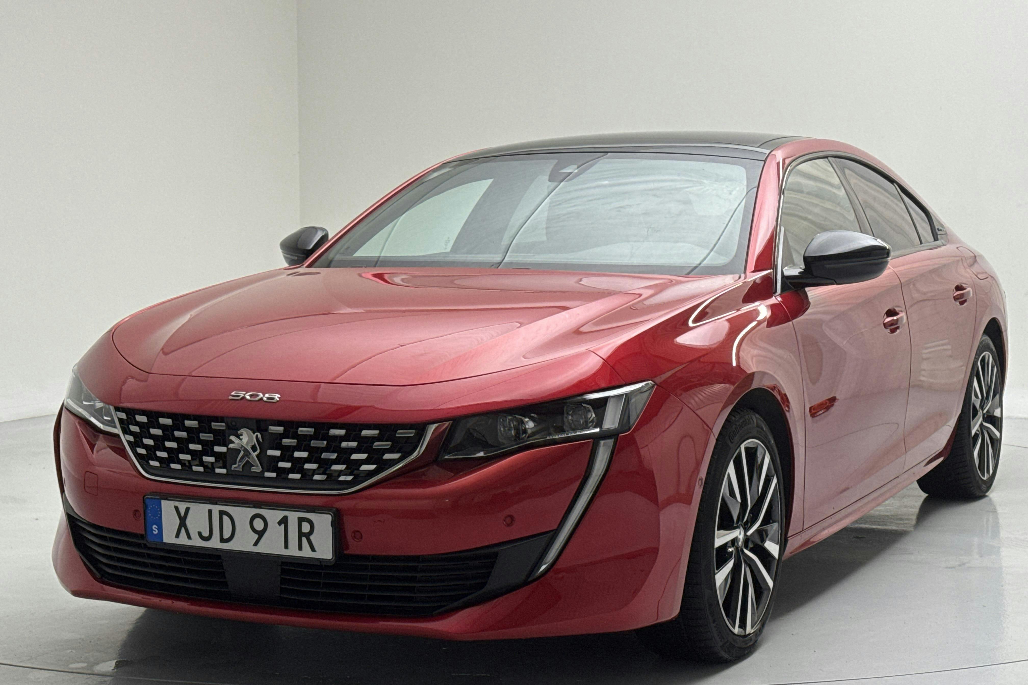 Esitlusfoto 1 aadressil 17: Peugeot 508 1.6 Hybrid 5dr (225hk) - 53 730 km - Automaatne - punane - 2021