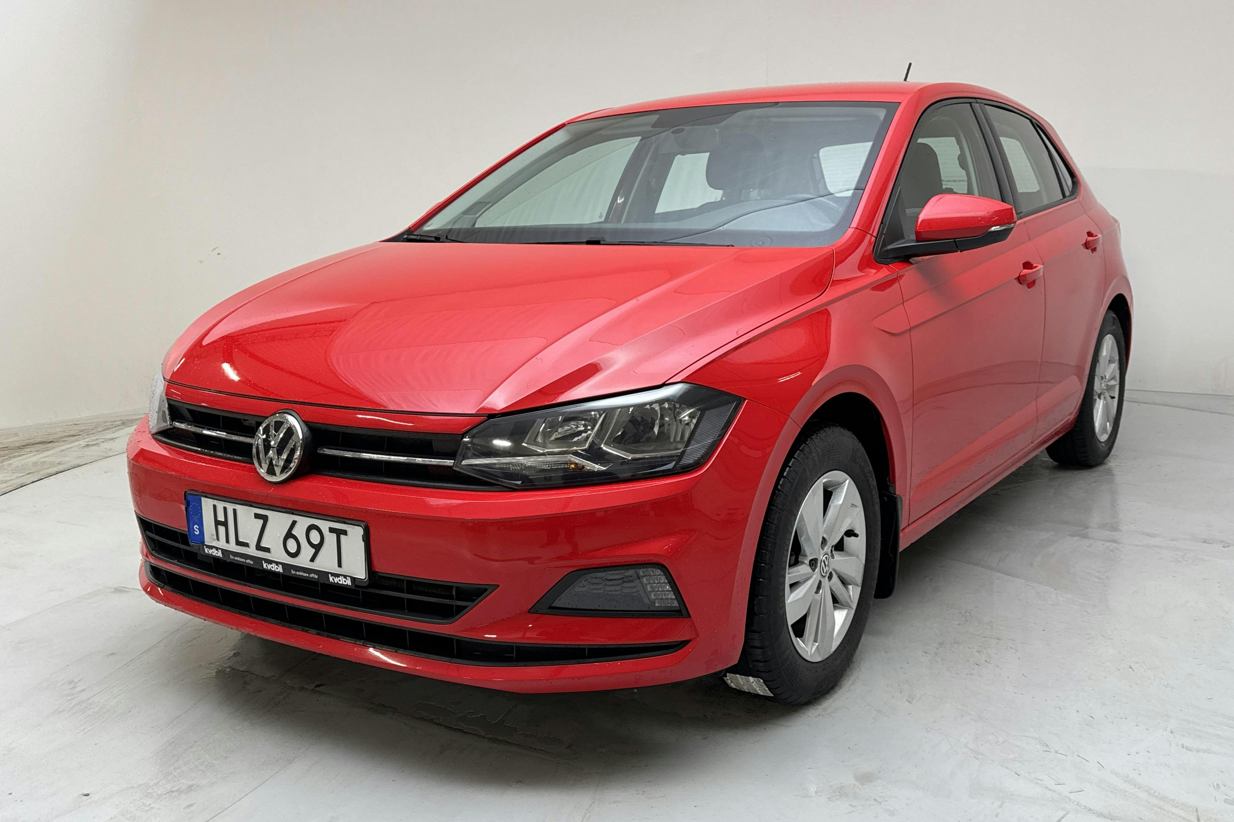 Præsentationsfoto 1 af 16: VW Polo 1.0 TSI 5dr (95hk) - 42 090 kilometer - Manuel - Rød farve - 2019