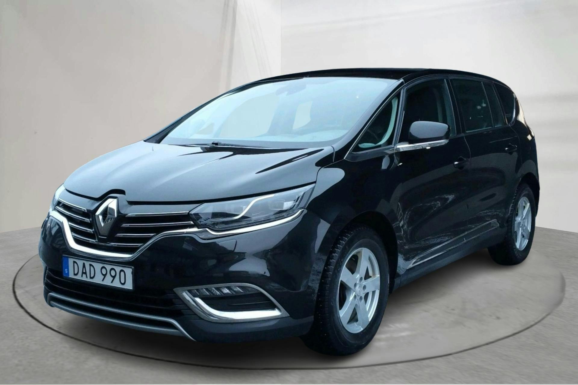 Presentation photo 1 of 18: Renault Espace 1.6 dCi (160hk) - 201 400 km - Automatic - black - 2015