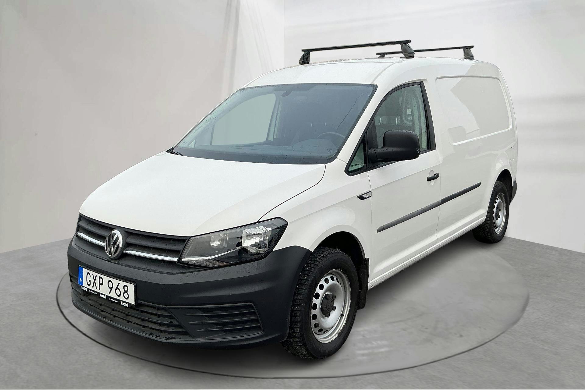Presentation photo 1 of 11: VW Caddy 1.4 TGI Maxi Skåp (110hk) - 55 750 km - Automatic - white - 2017