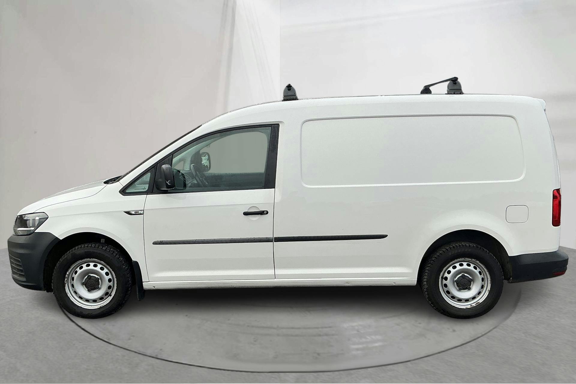 Presentation photo 2 of 11: VW Caddy 1.4 TGI Maxi Skåp (110hk) - 55 750 km - Automatic - white - 2017