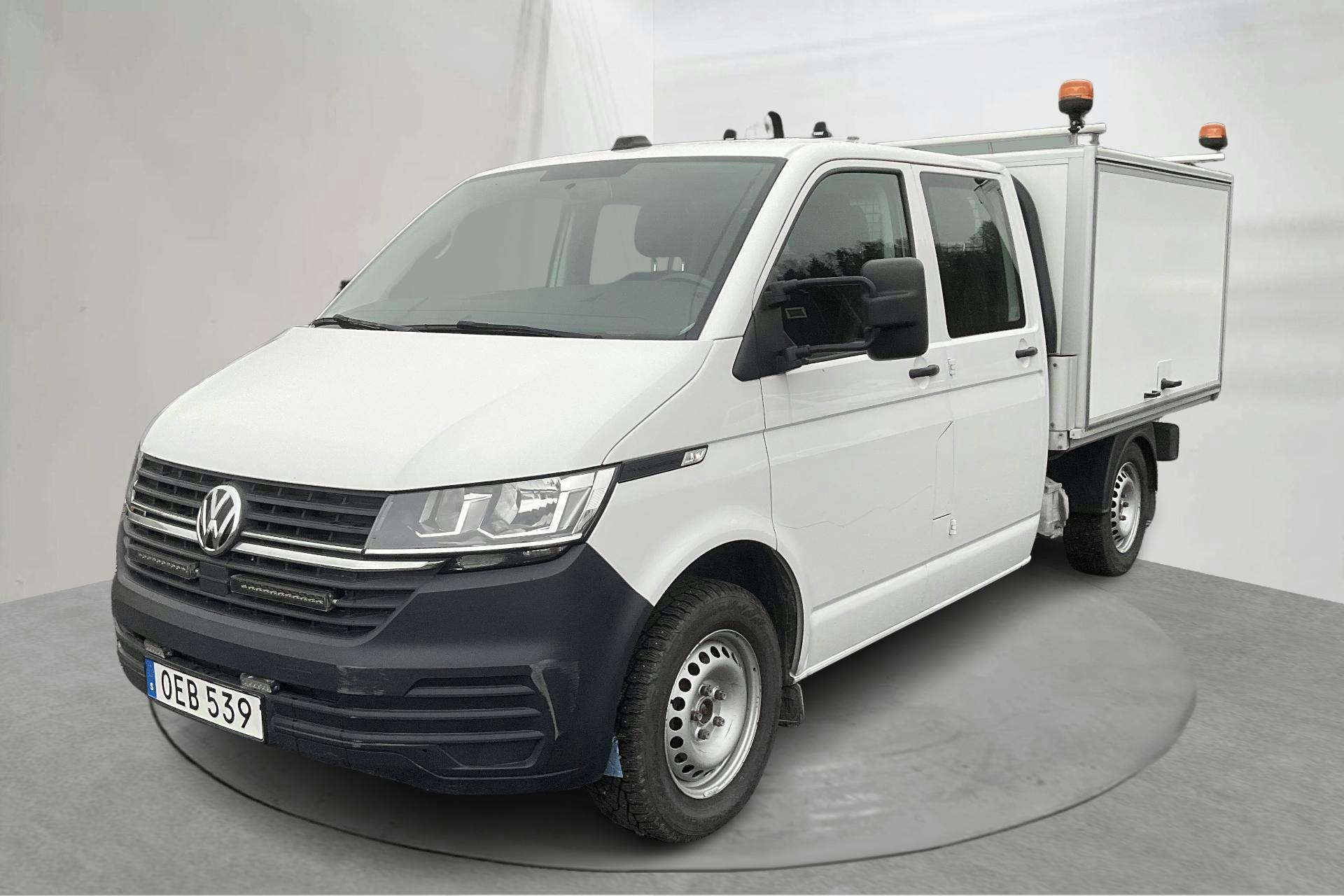 Presentation photo 1 of 15: VW Transporter T6 2.0 TDI BMT 4MOTION (150hk) - 43 390 km - Manual - white - 2020
