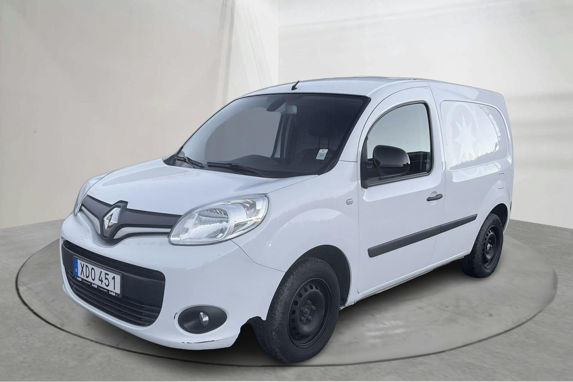 Presentationsfoto 1 av 12: Renault Kangoo 1.5 dCi Skåp (75hk) - 15 002 mil - Manuell - vit - 2017