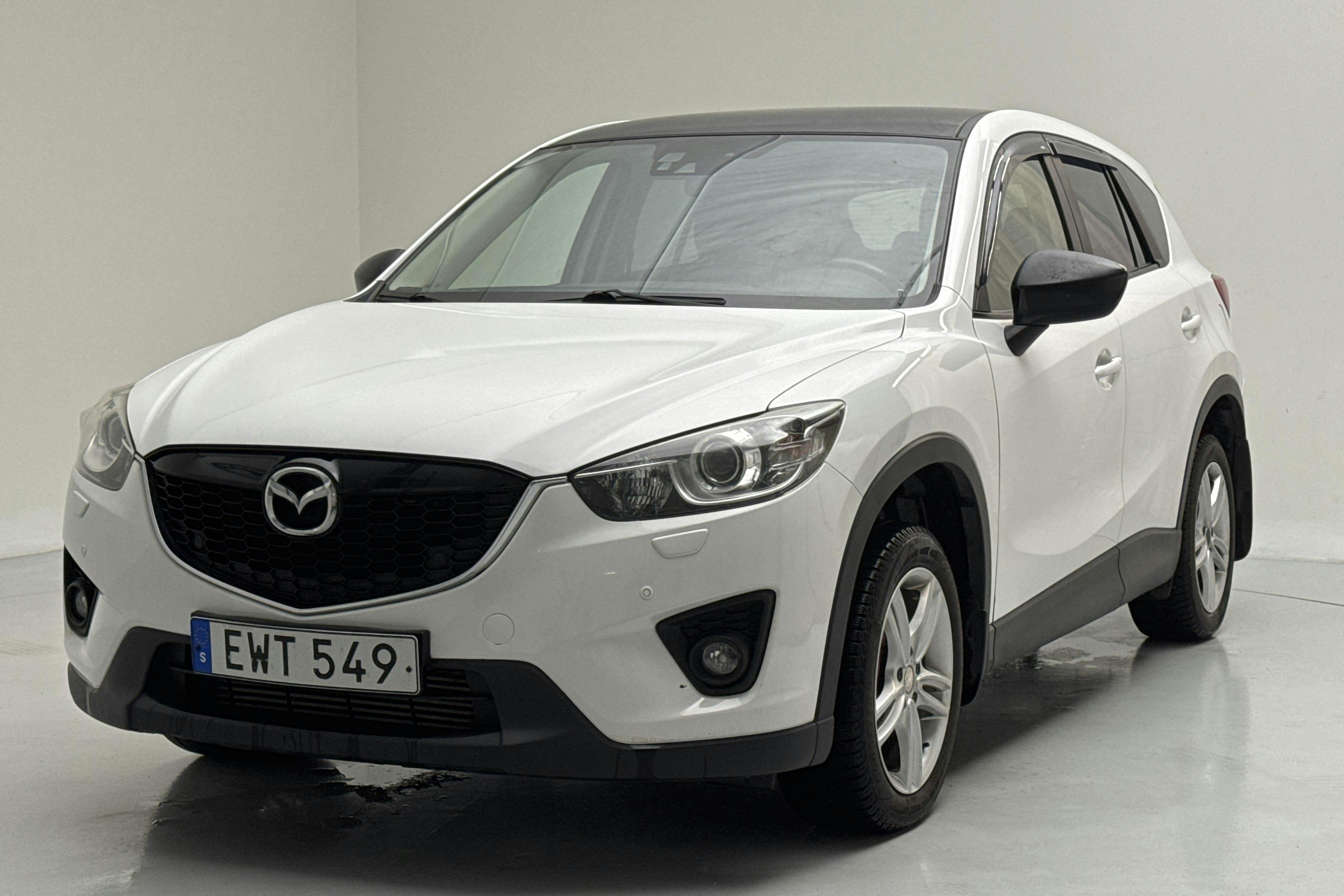 Presentation photo 1 of 12: Mazda CX-5 2.2 DE AWD (150hk) - 179 050 km - Manual - white - 2015