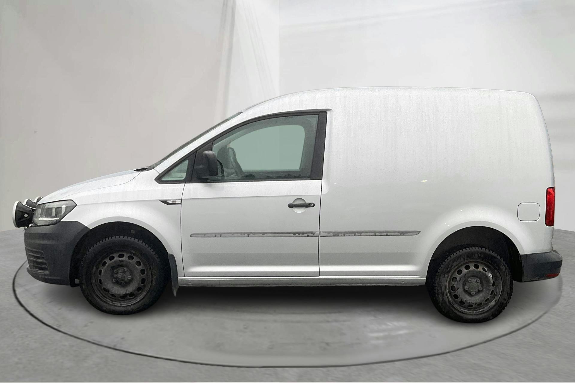 Presentation photo 2 of 12: VW Caddy 2.0 TDI Skåp 4MOTION (122hk) - 158 360 km - Manual - silver - 2018