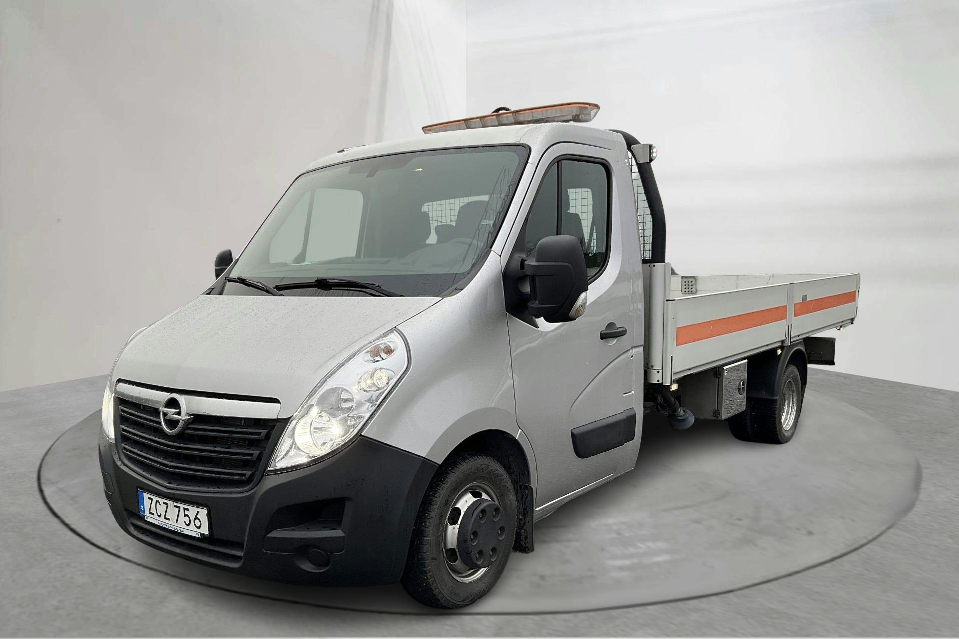 Presentation photo 1 of 11: Opel Movano 2.3 CDTI RWD Pickup/Chassi (163hk) - 66 060 km - Manual - silver - 2018