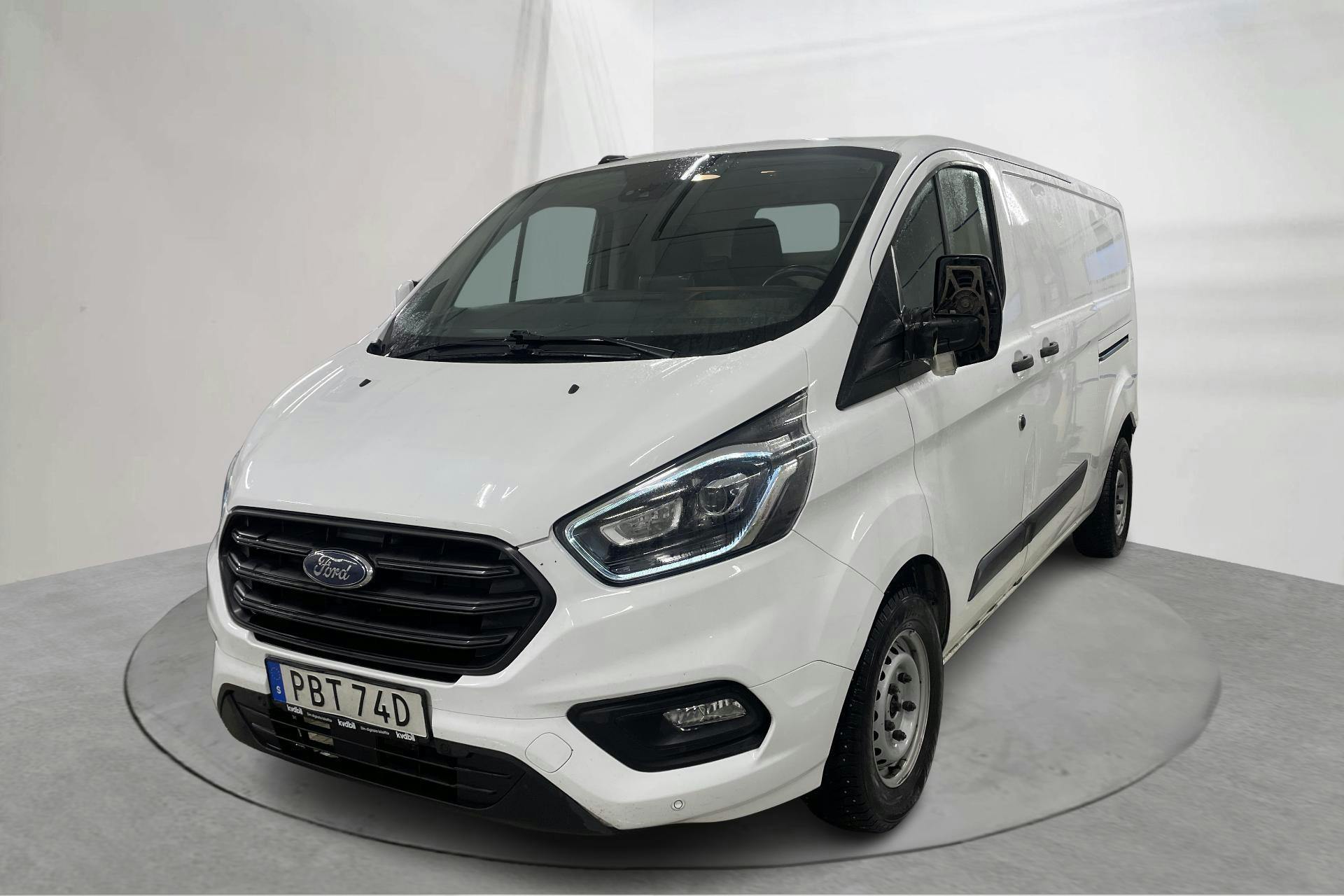 Presentationsfoto 1 av 15: Ford Transit Custom 300 MHEV (130hk) - 12 145 mil - Manuell - vit - 2021