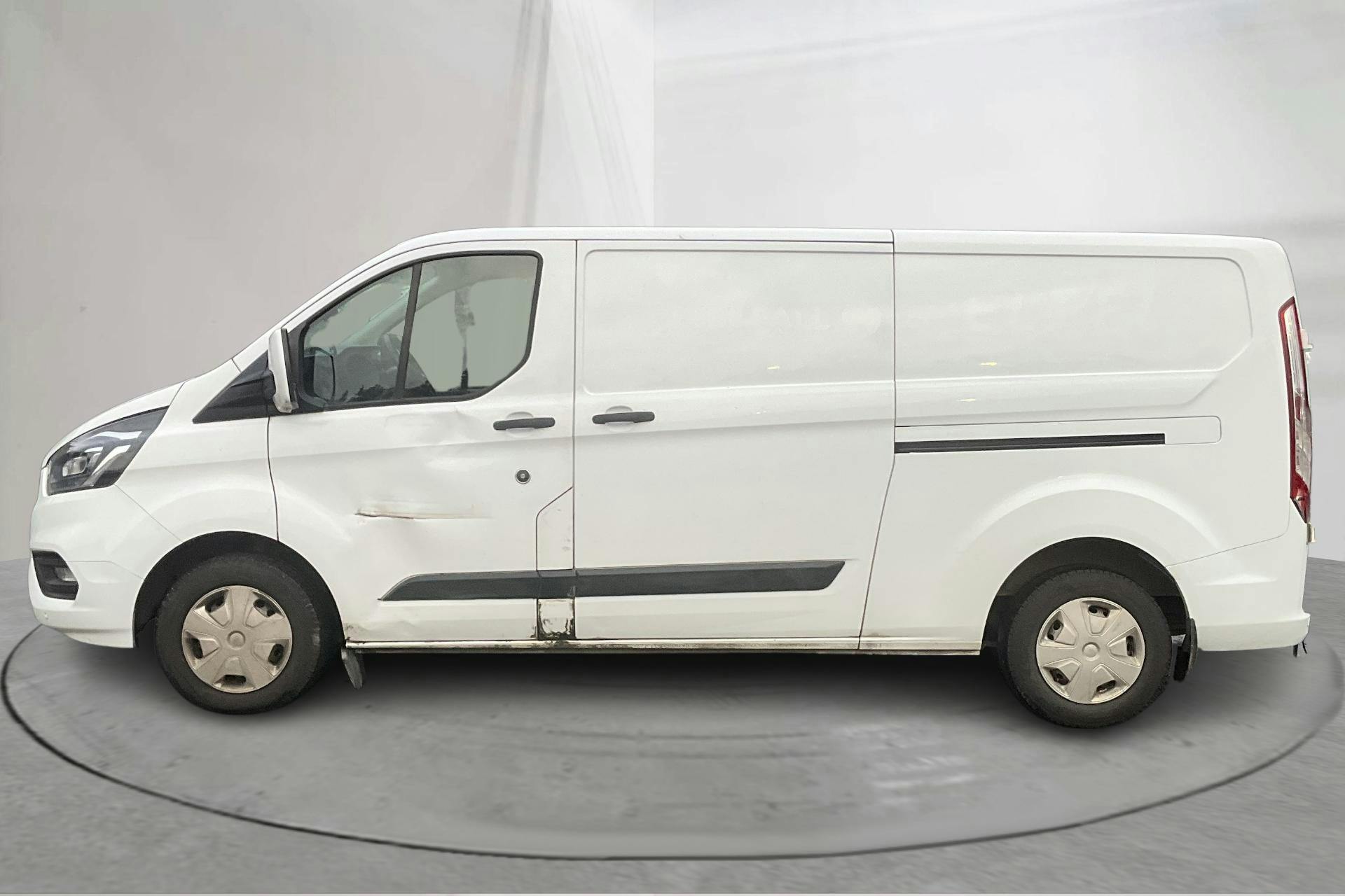 Presentation photo 2 of 12: Ford Transit Custom 300 MHEV (130hk) - 147 790 km - Manual - white - 2021