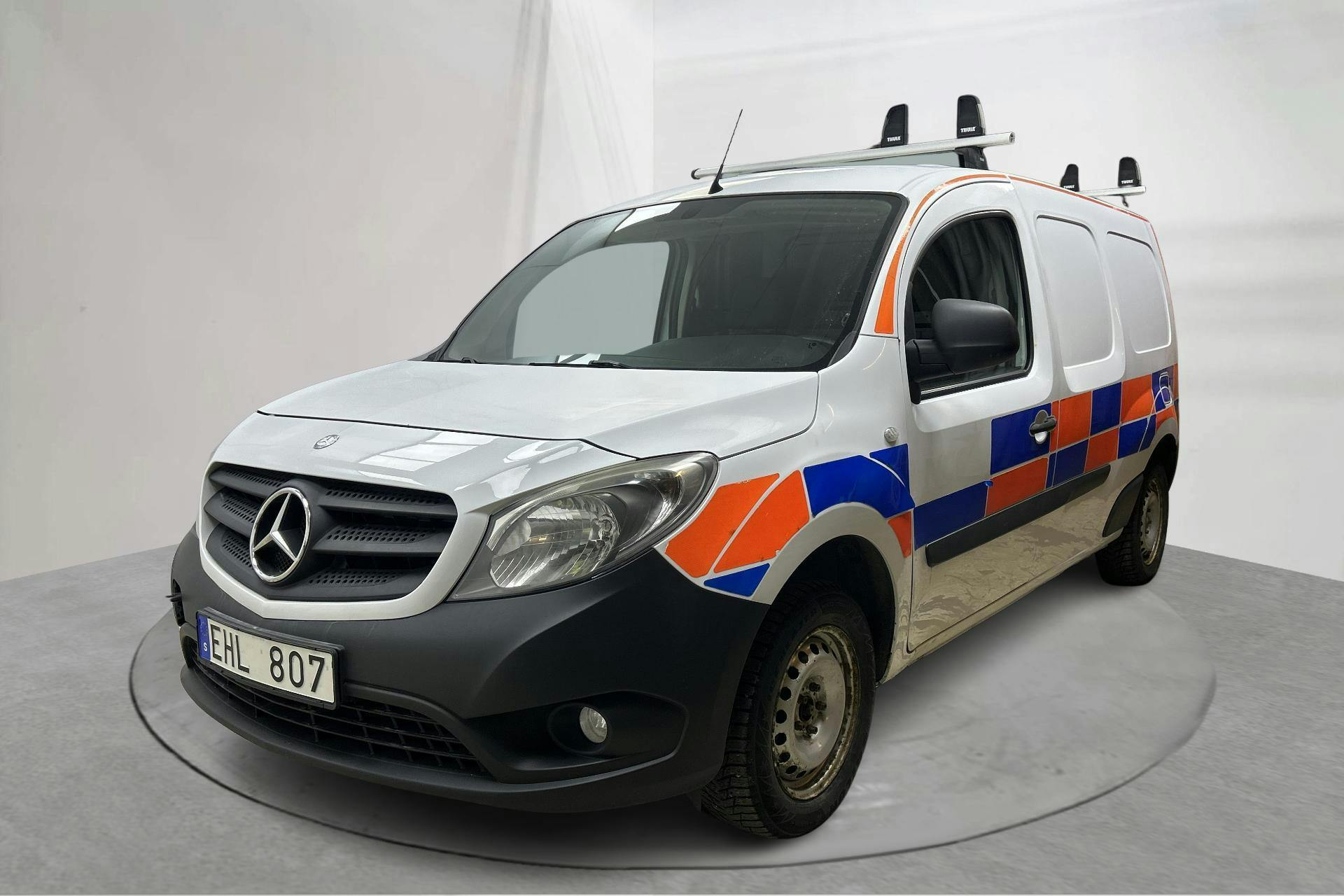 Presentationsfoto 1 av 13: Mercedes Citan 109 1.5 CDI (90hk) - 12 471 mil - Manuell - vit - 2013