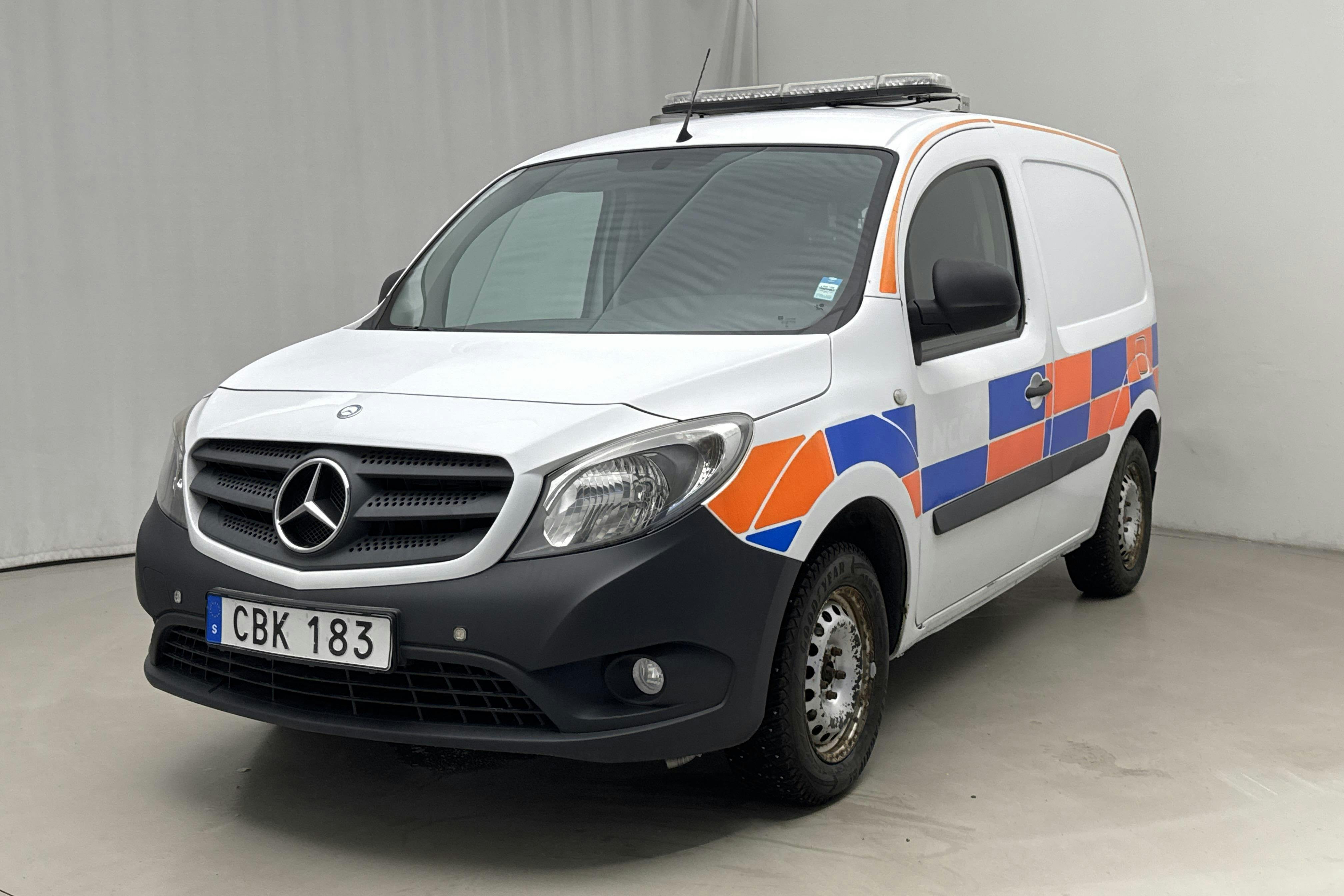 Presentationsfoto 1 av 13: Mercedes Citan 109 1.5 CDI (90hk) - 11 860 mil - Manuell - vit - 2014