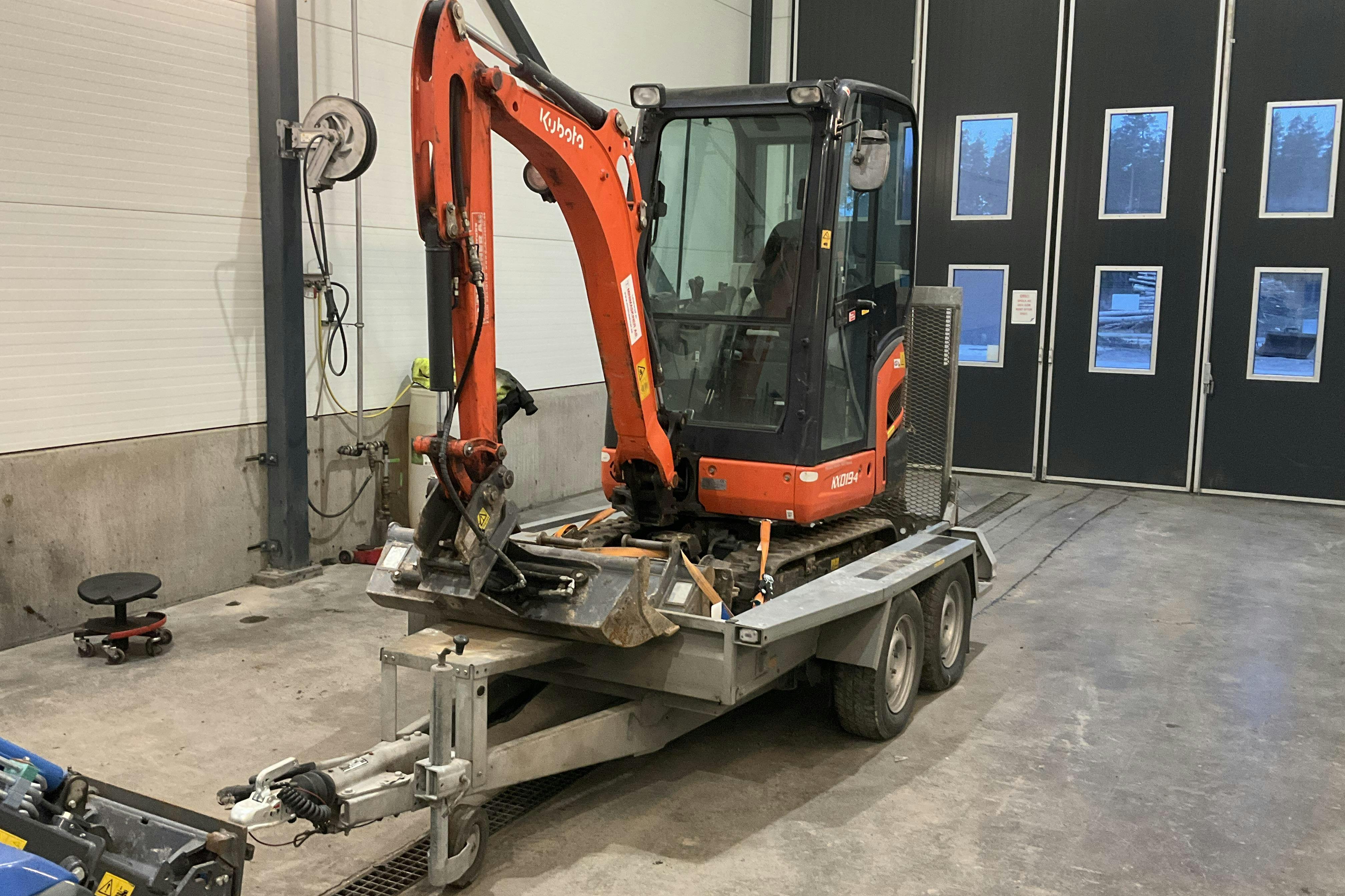 Presentation photo 1 of 31: Kubota / Brenderup Mt2600 med minigrävare -  - 2015