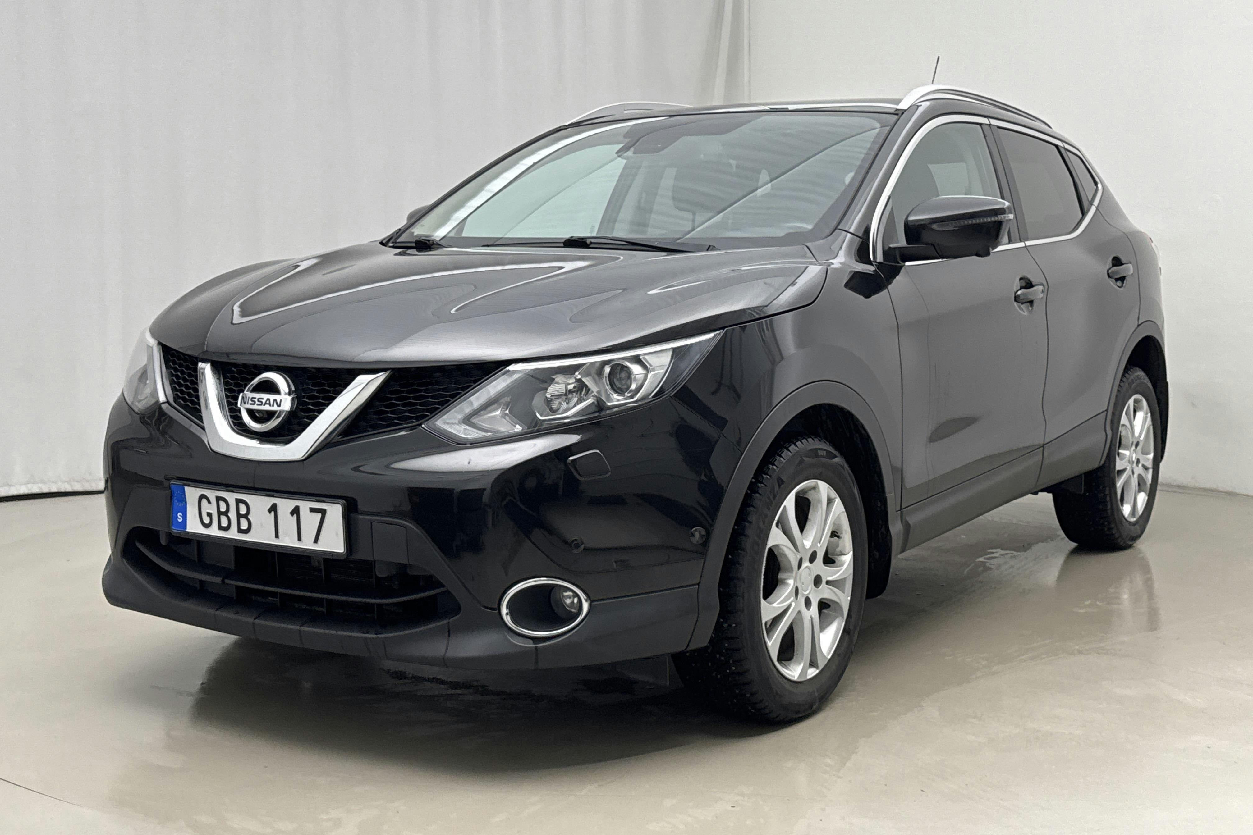 Presentationsfoto 1 av 20: Nissan Qashqai 1.2 (115hk) - 7 884 mil - Automat - svart - 2017