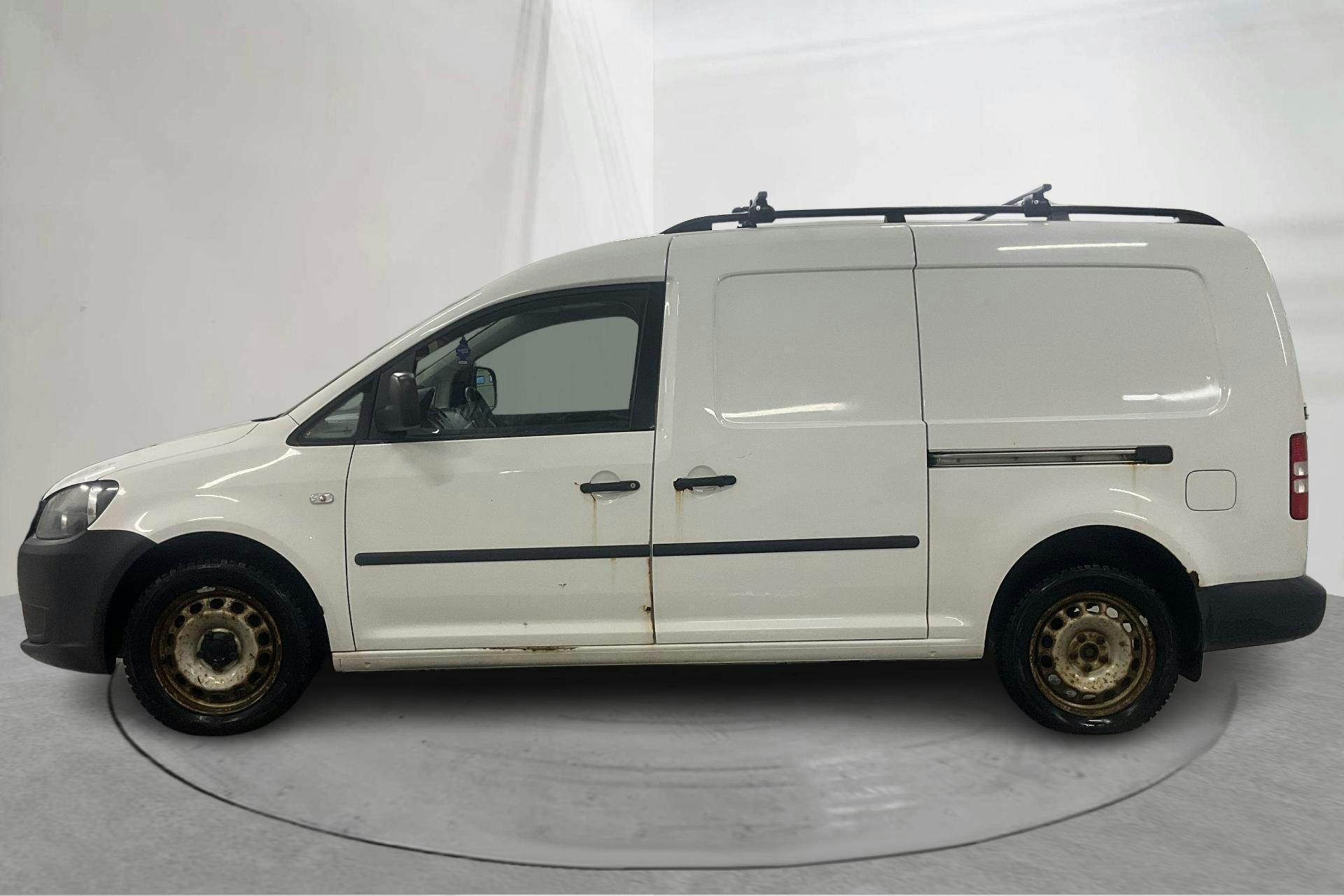 Presentation photo 2 of 18: VW Caddy 2.0 TDI Maxi Skåp 4-motion (140hk) - 241 800 km - Automatic - white - 2013