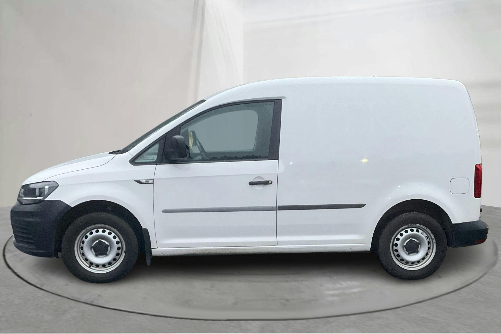 Presentationsfoto 2 av 13: VW Caddy 2.0 TDI Skåp (102hk) - 13 896 mil - Automat - vit - 2016