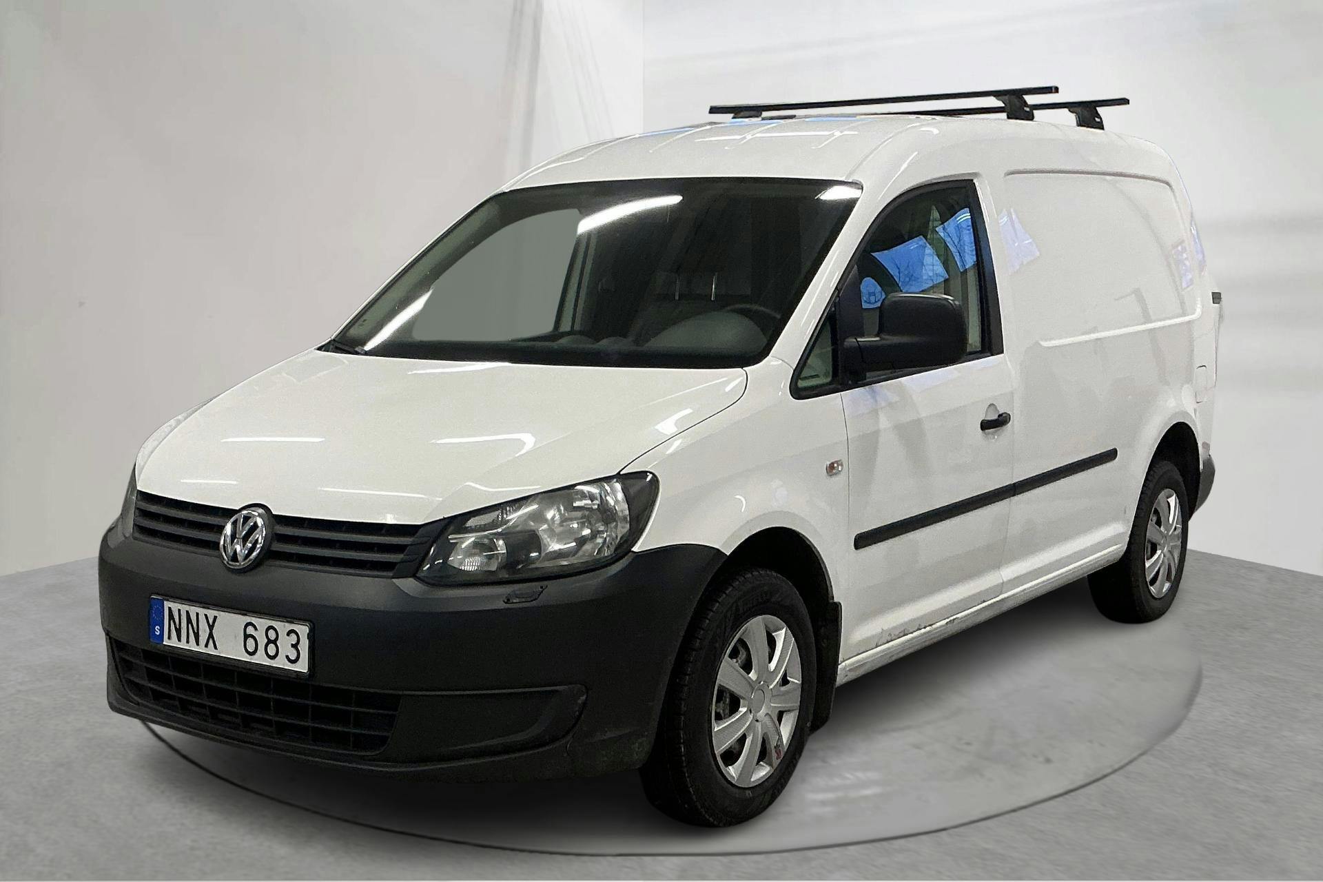 Presentation photo 1 of 11: VW Caddy 2.0 TDI Maxi Skåp 4-motion (110hk) - 187 630 km - Manual - white - 2012