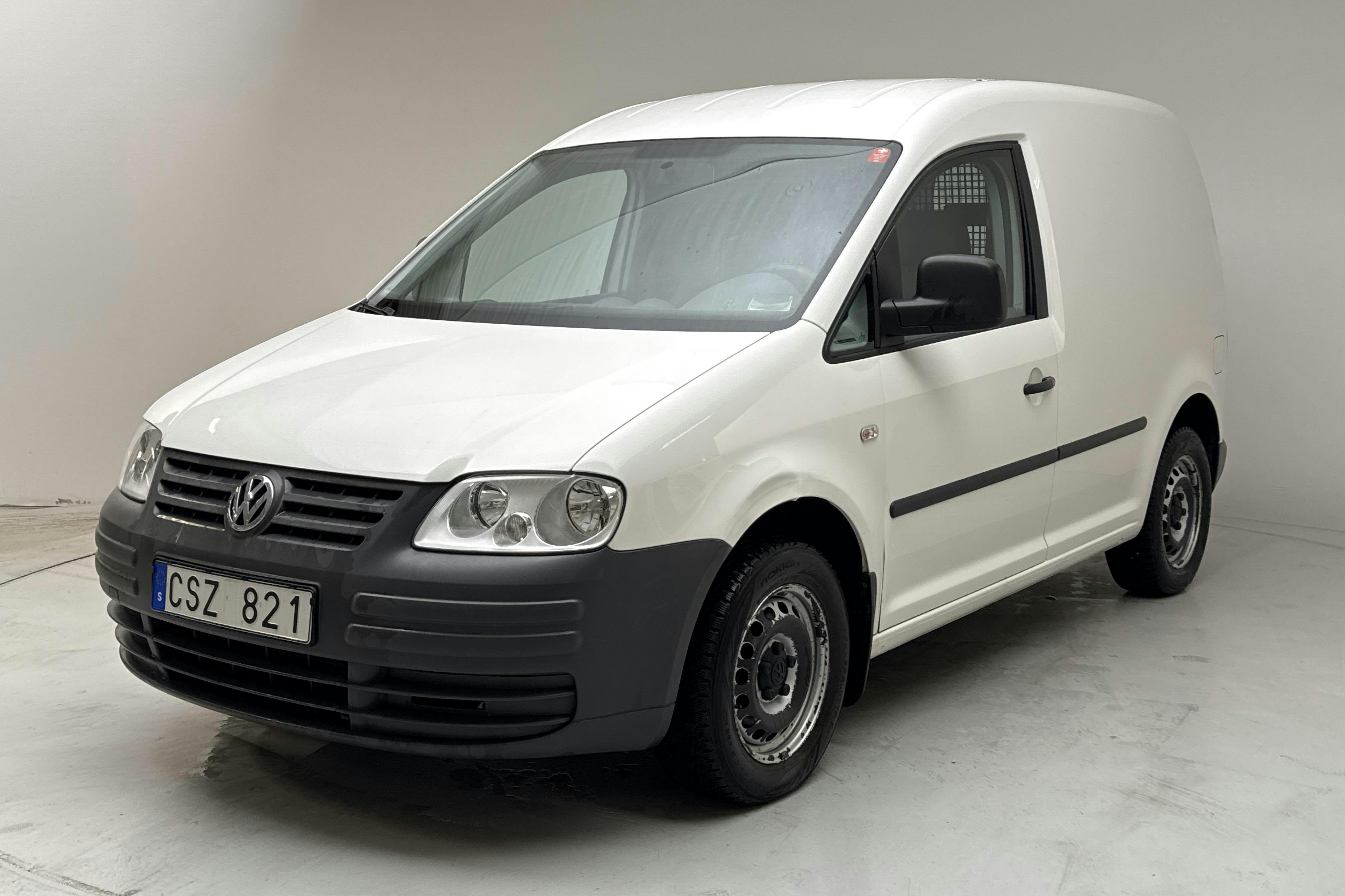 Presentationsfoto 1 av 12: VW Caddy 1.4 Skåp (80hk) - 14 665 mil - Manuell - vit - 2010