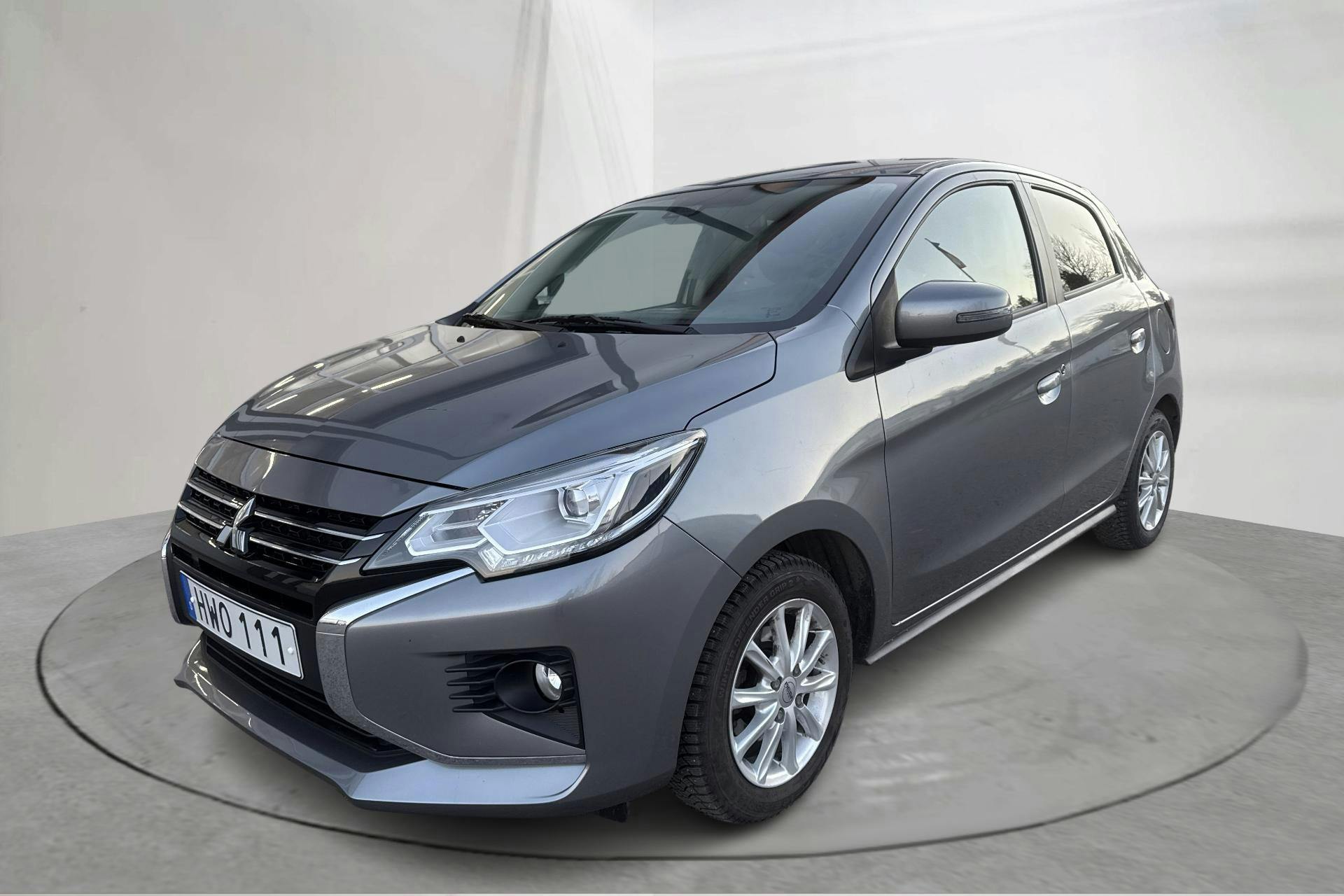 Presentation photo 1 of 14: Mitsubishi Spacestar 1.2 (80hk) - 18 710 km - Automatic - gray - 2022