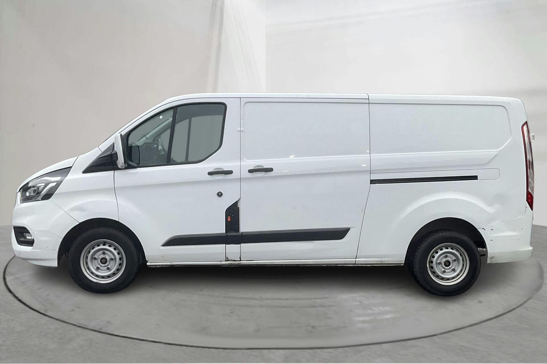 Presentation photo 2 of 14: Ford Transit Custom 300 MHEV (130hk) - 107 870 km - Manual - white - 2021