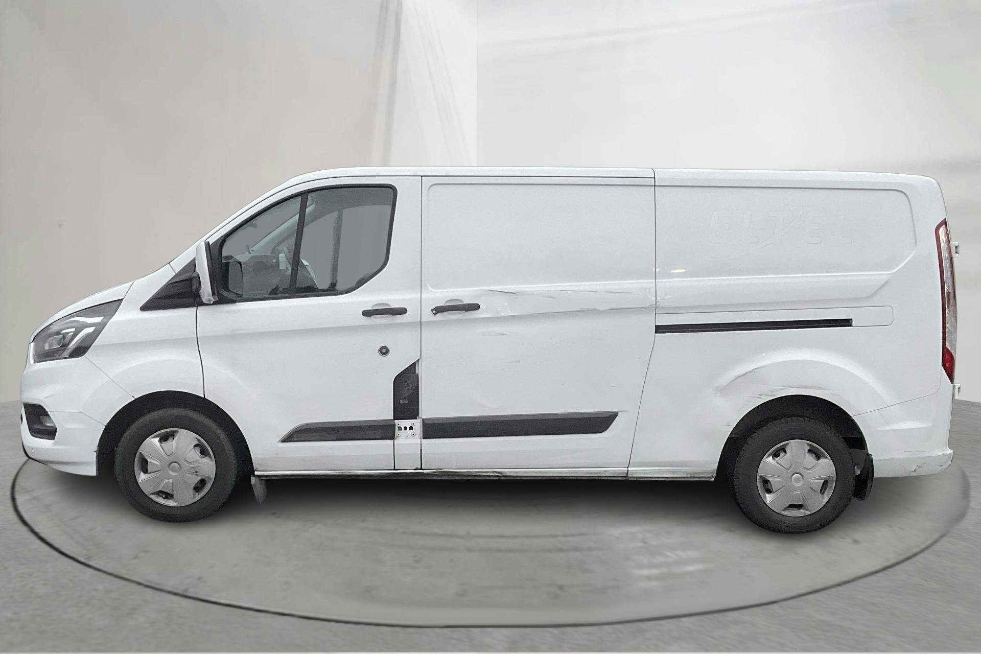 Presentationsfoto 2 av 14: Ford Transit Custom 300 MHEV (130hk) - 11 936 mil - Manuell - vit - 2021
