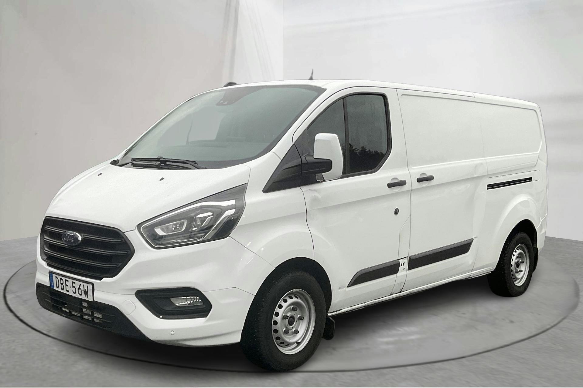 Presentationsfoto 1 av 14: Ford Transit Custom 300 MHEV (130hk) - 10 846 mil - Manuell - vit - 2021