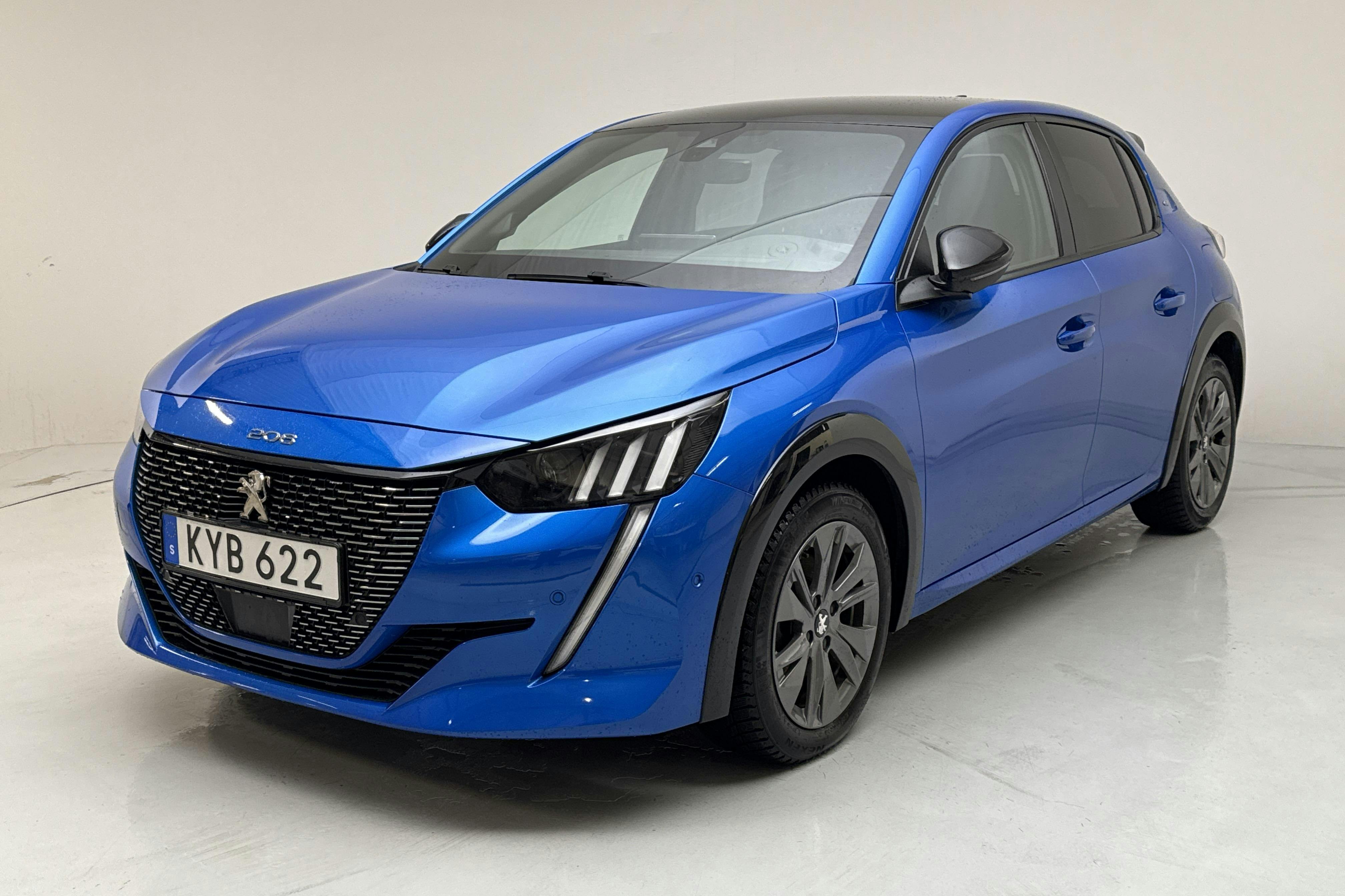 Presentationsfoto 1 av 14: Peugeot 208 1.2 PureTech 5dr (130hk) - 4 362 mil - Automat - blå - 2021