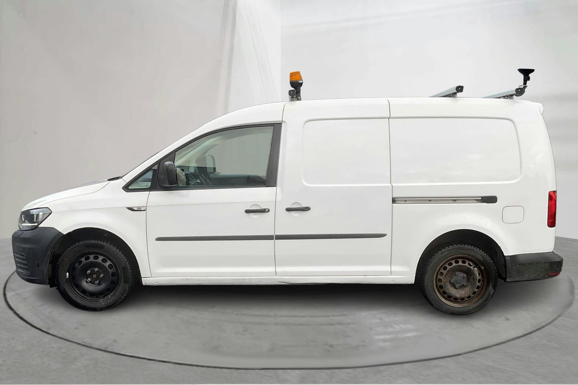 Presentationsfoto 2 av 15: VW Caddy 2.0 TDI Maxi Skåp 4MOTION (122hk) - 14 341 mil - Manuell - vit - 2016