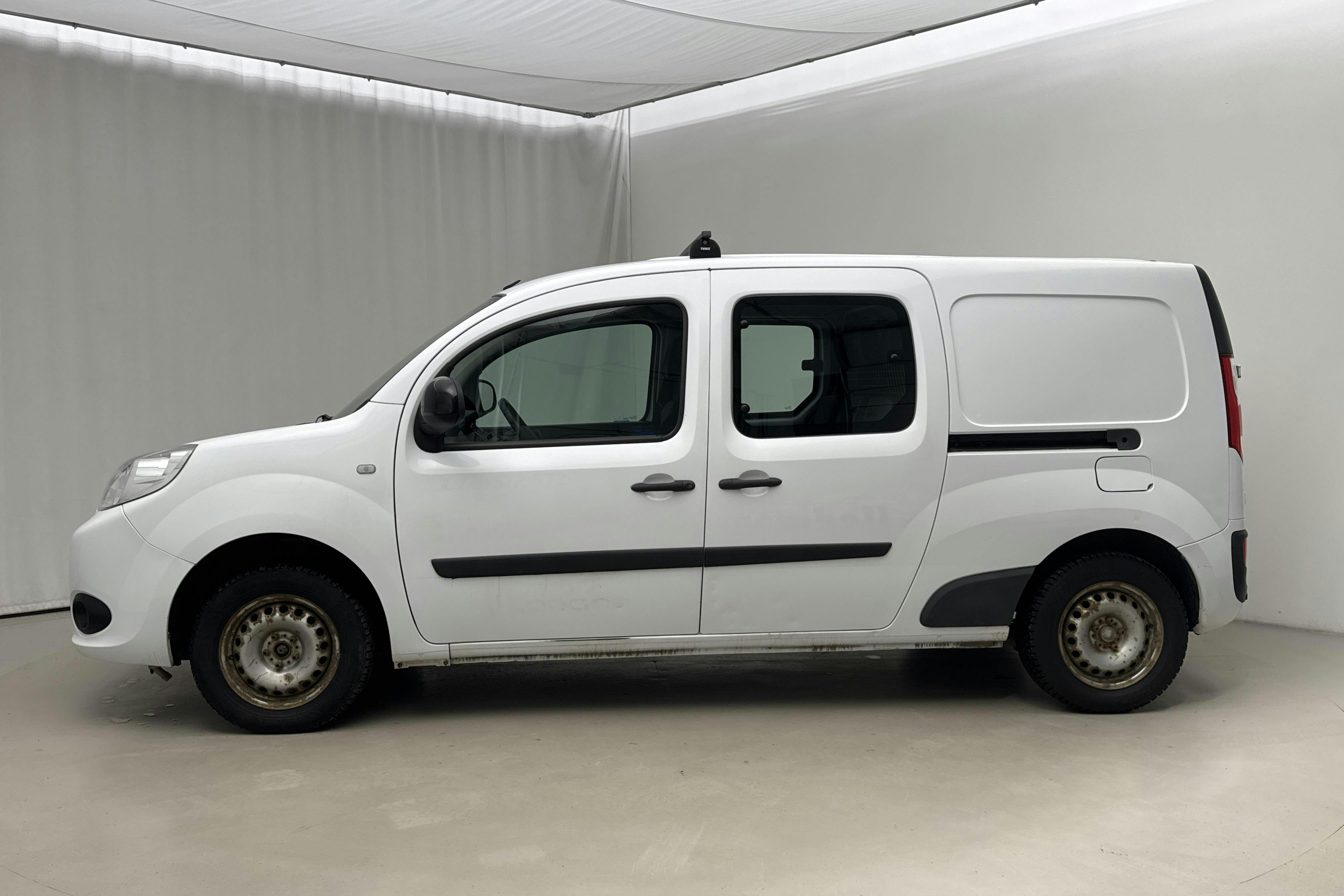 Presentation photo 2 of 13: Renault Kangoo 1.5 dCi Maxi skåp (90hk) - 104 970 km - Manual - white - 2017