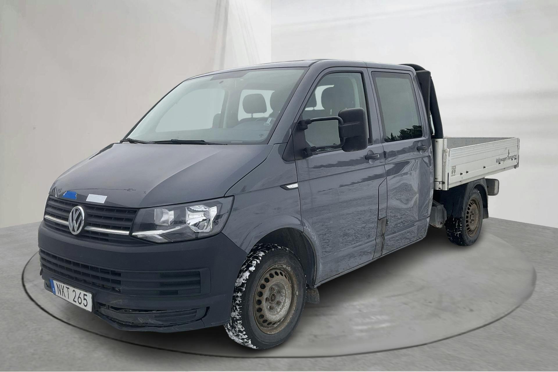 Presentationsfoto 1 av 13: VW Transporter T6 2.0 TDI BMT (102hk) - 16 326 mil - Manuell - grå - 2018