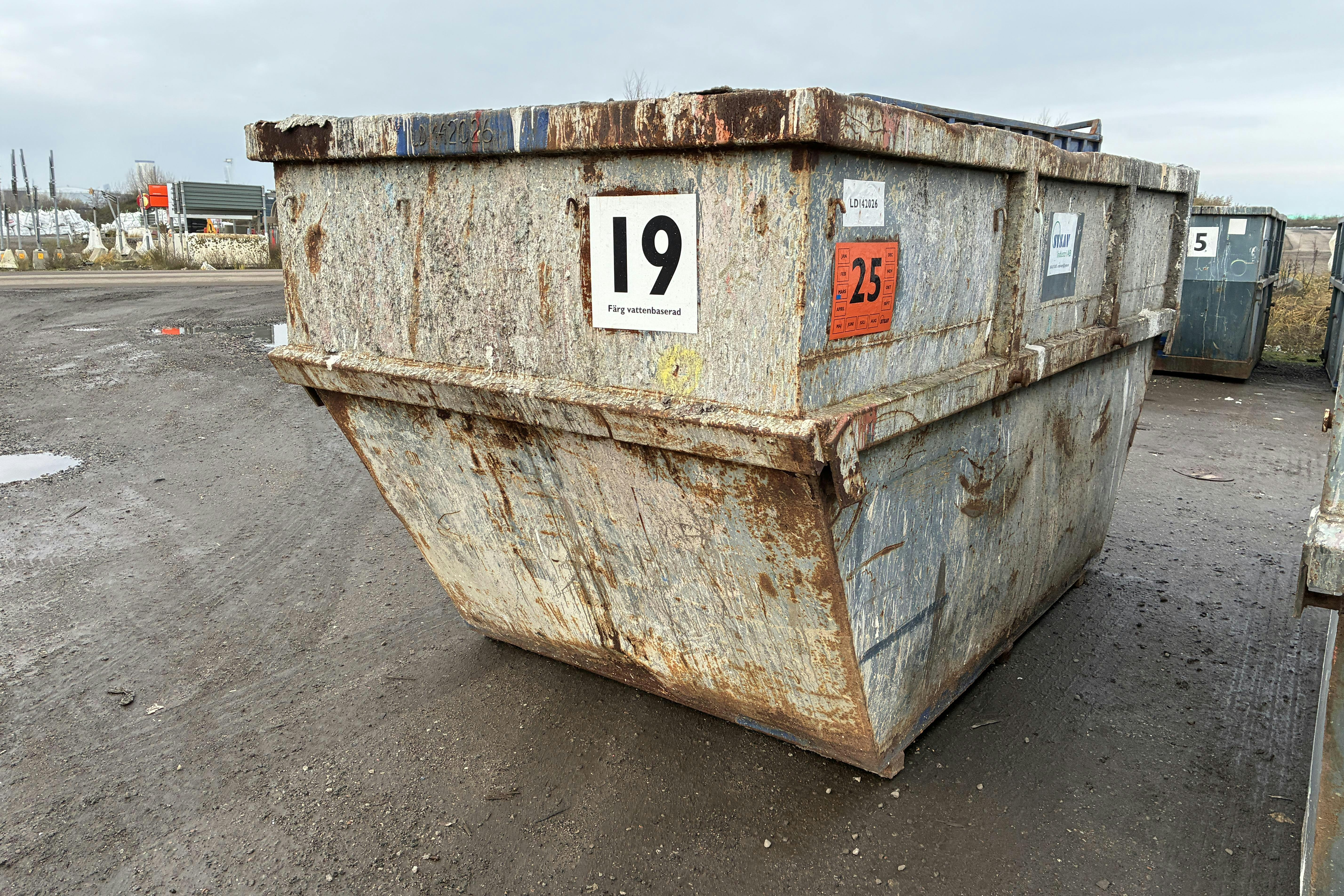 Presentation photo 1 of 8: Liftdumpercontainer 12 kubik (LD142026) - 0 km