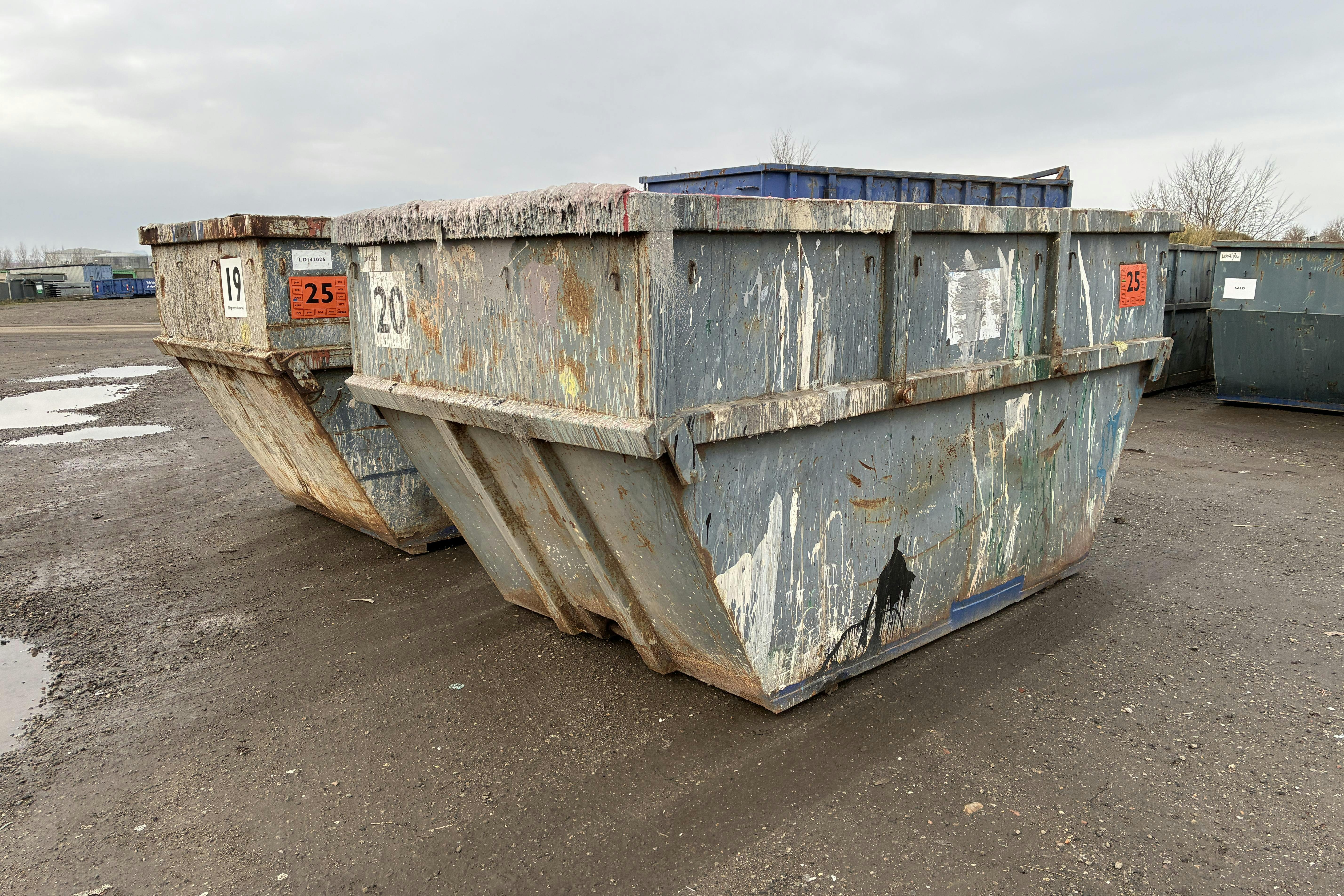 Presentation photo 1 of 8: Liftdumpercontainer 12 kubik (LD142024) - 0 km