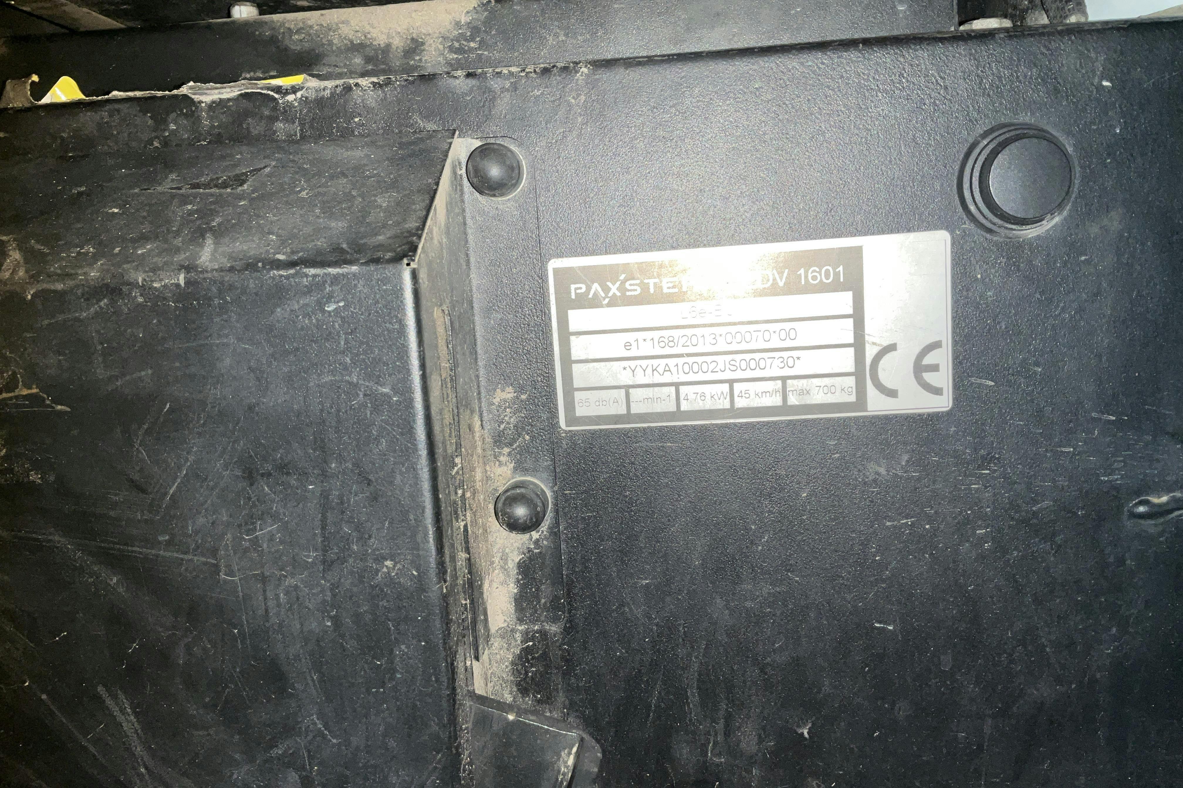 Presentationsfoto 14 av 14: PAXSTER Cargo EDV 1601 - 29 766 km - Automat - vit - 2018