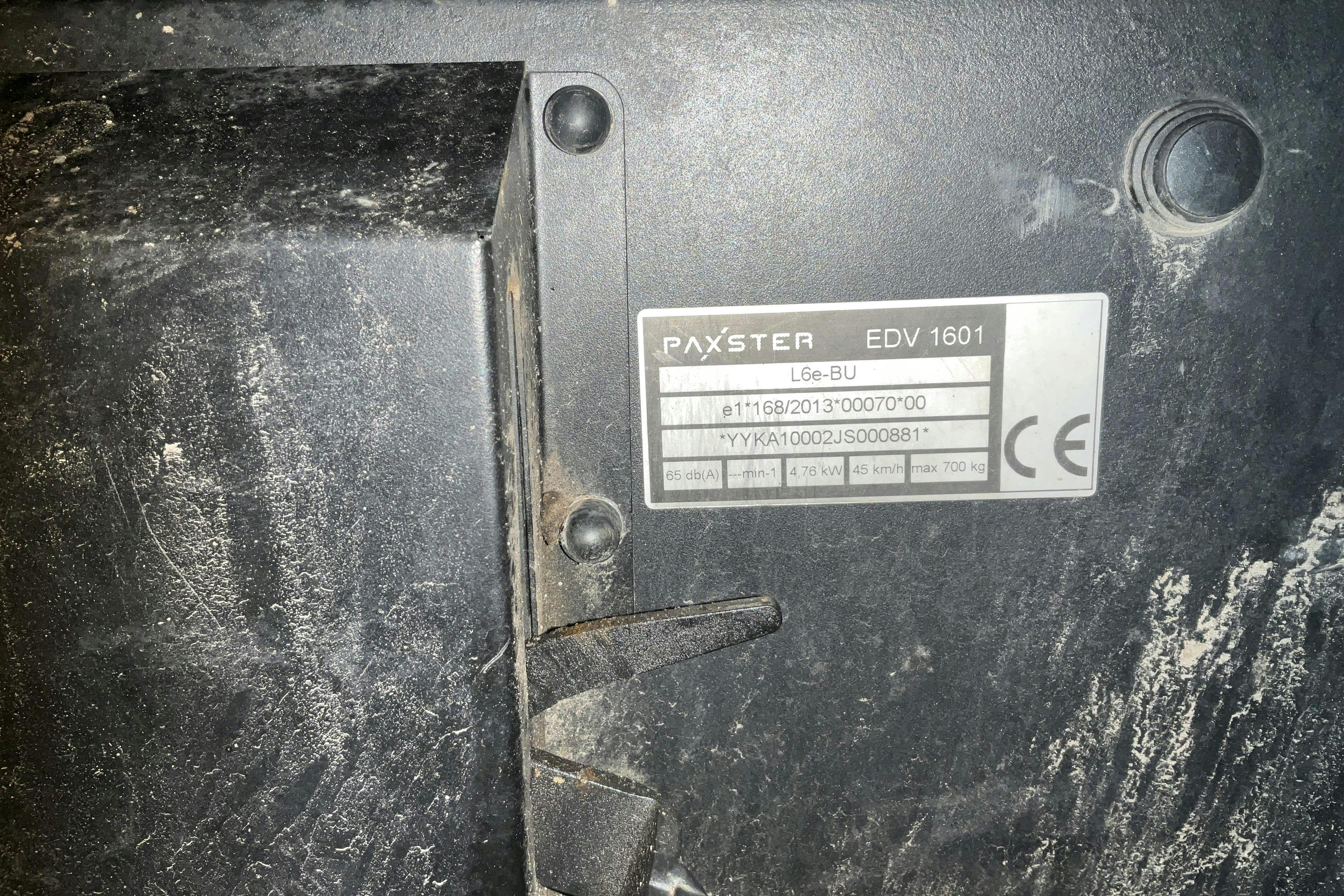 Presentationsfoto 15 av 15: PAXSTER Cargo EDV 16011 - 27 485 km - Automat - vit - 2018