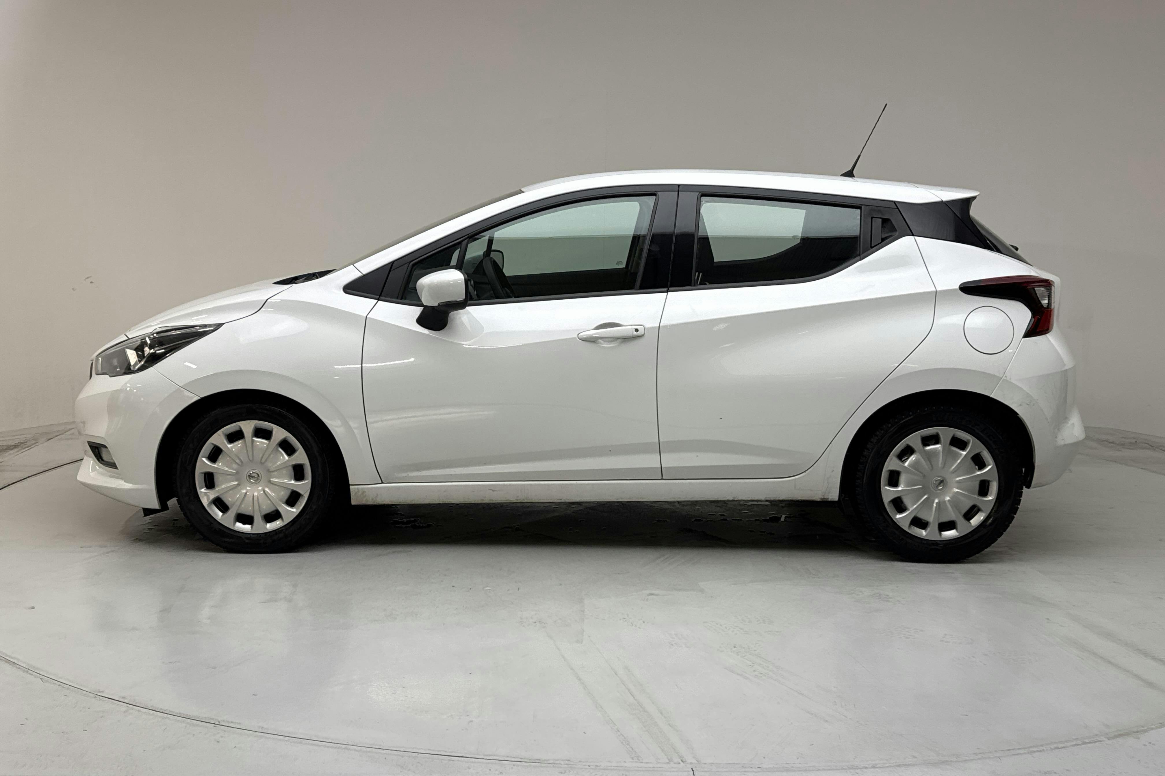 Presentation photo 2 of 13: Nissan Micra IG-T 5dr (92hk) - 51 320 km - Automatic - white - 2022