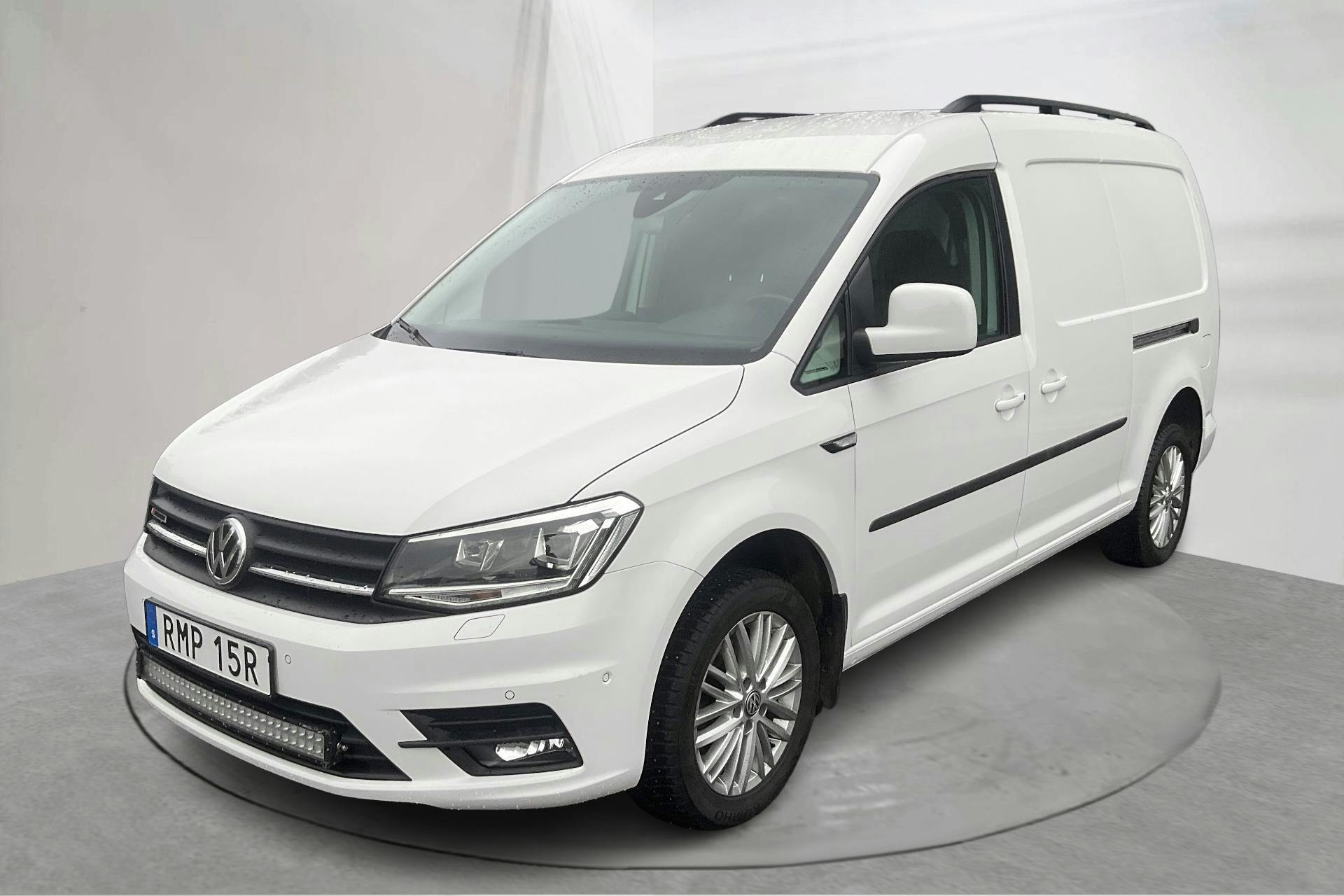 Presentation photo 1 of 13: VW Caddy 2.0 TDI Maxi Skåp 4MOTION (150hk) - 112 470 km - Automatic - white - 2020