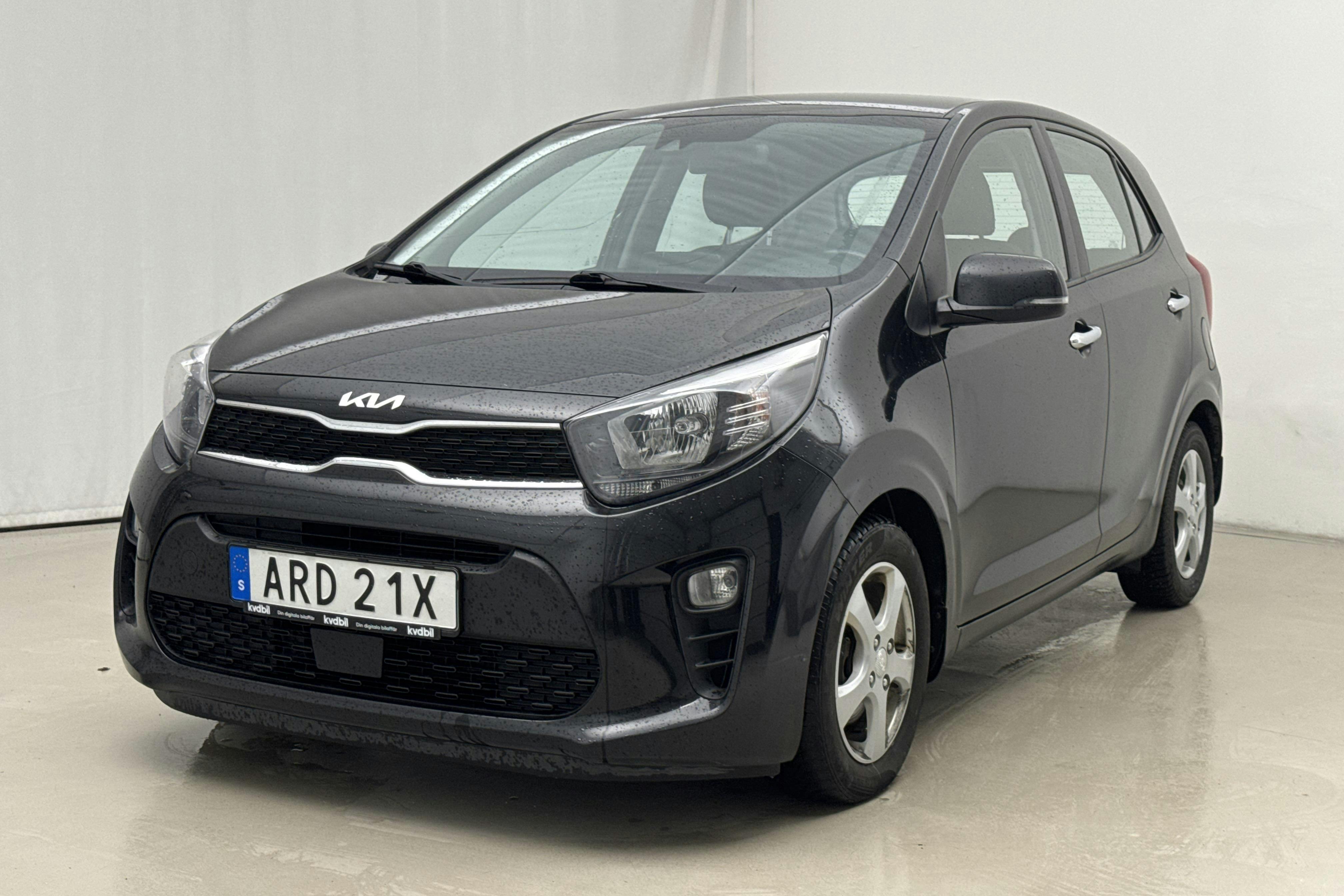 Presentation photo 1 of 18: KIA Picanto 1.0 DPI (67hk) - 152 770 km - Automatic - black - 2022