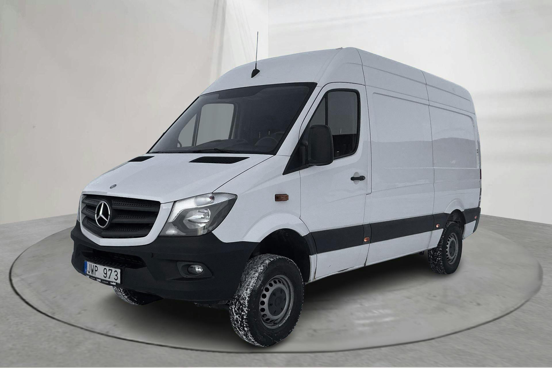 Presentationsfoto 1 av 14: Mercedes Sprinter 316 CDI 4x4 (163hk) - 35 561 mil - Manuell - vit - 2013