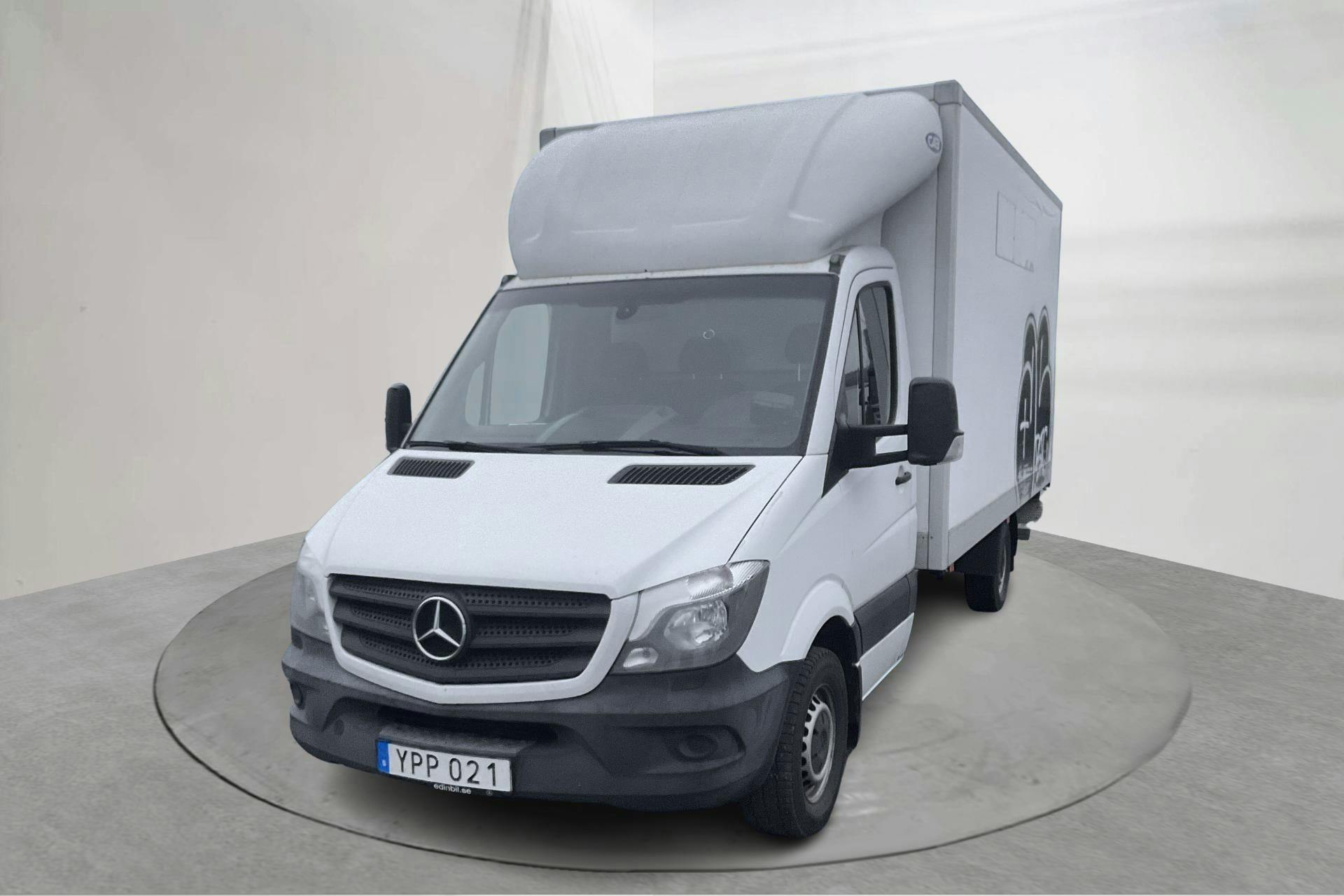 Presentation photo 1 of 12: Mercedes Sprinter 316 CDI Volymskåp (163hk) - 243 280 km - Automatic - white - 2018