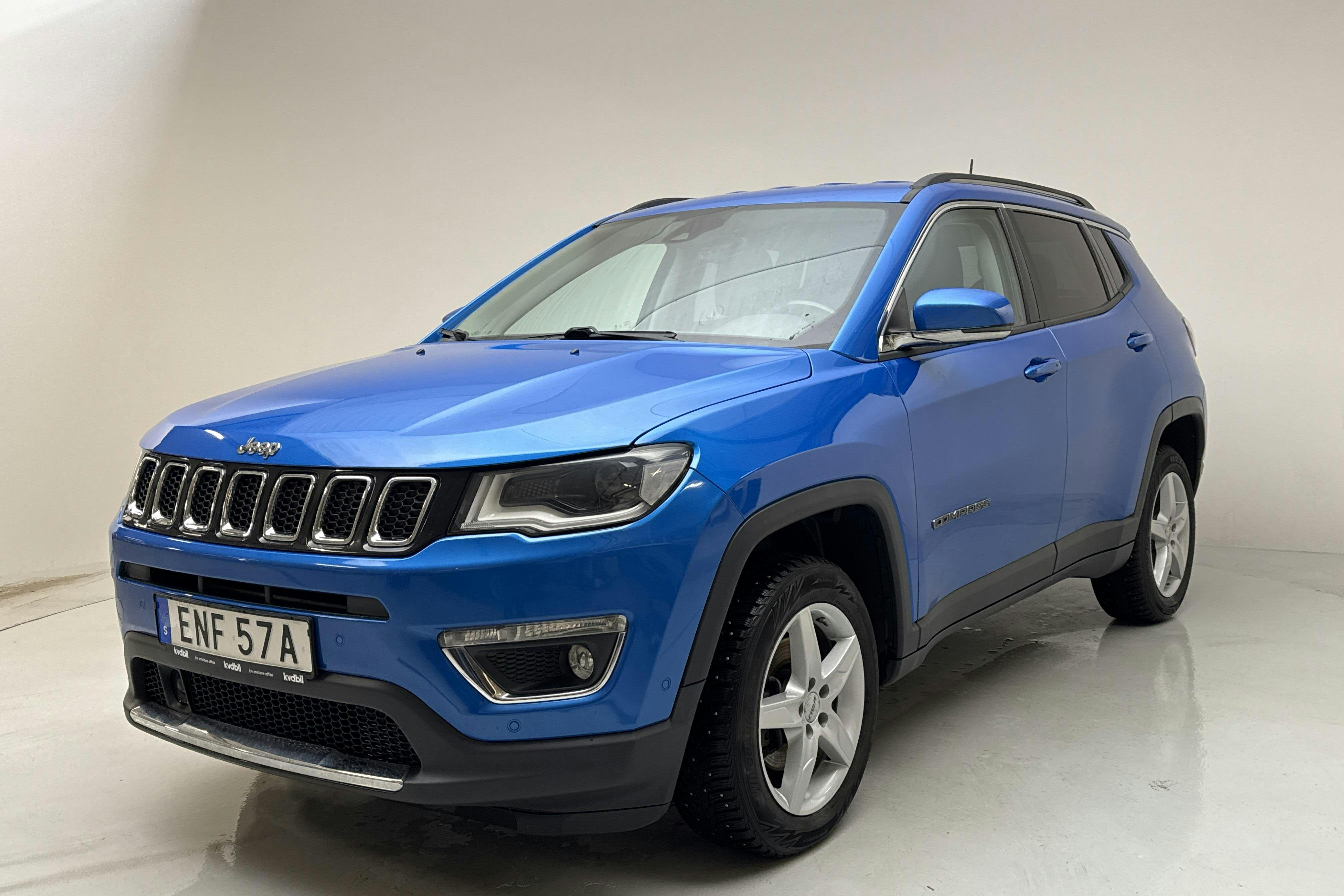Presentation photo 1 of 13: Jeep Compass 1.4 Multiair 4WD (170hk) - 128 950 km - Automatic - blue - 2019