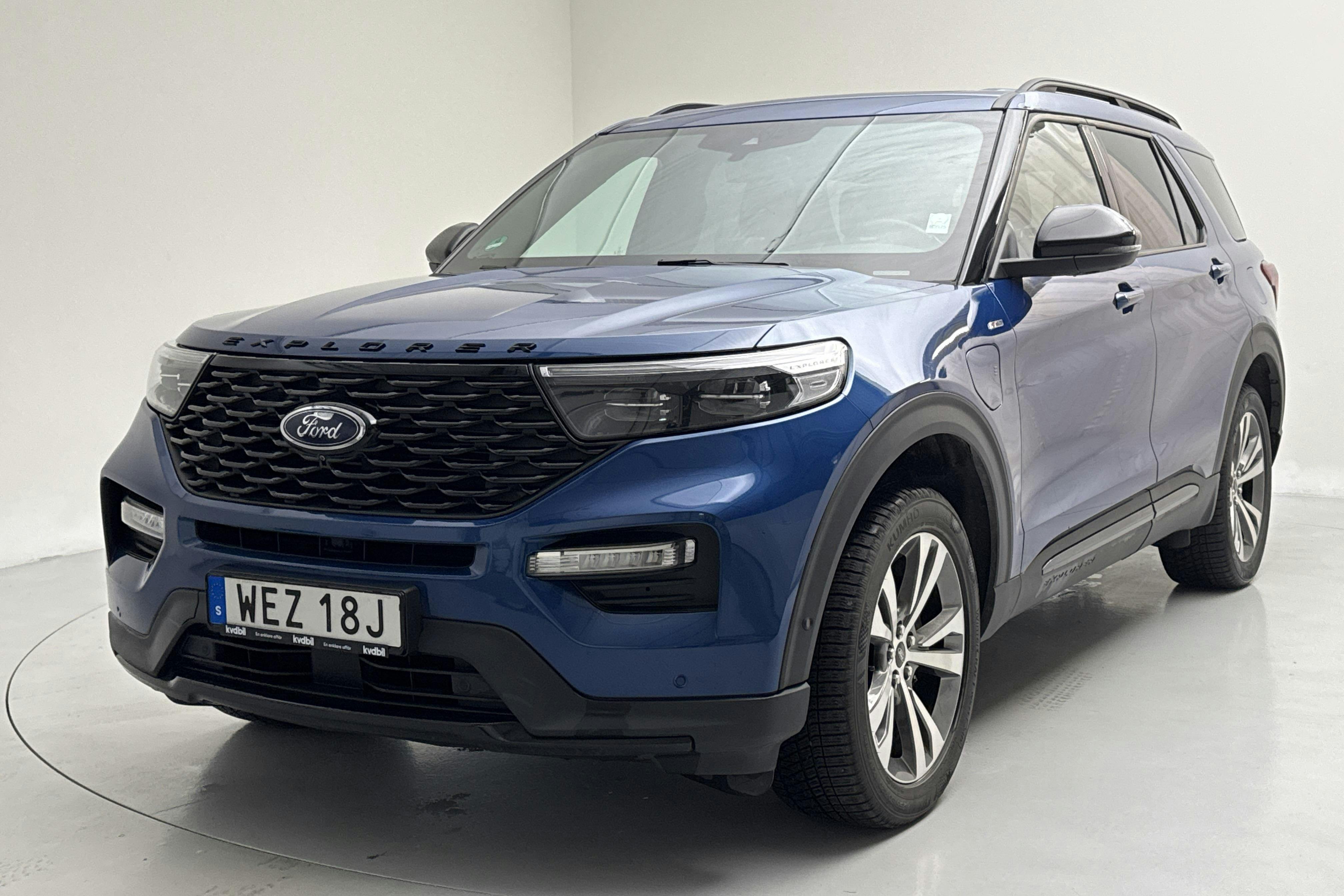 Presentation photo 1 of 22: Ford Explorer 3.0T EcoBoost (457hk) - 115 790 km - Automatic - blue - 2022