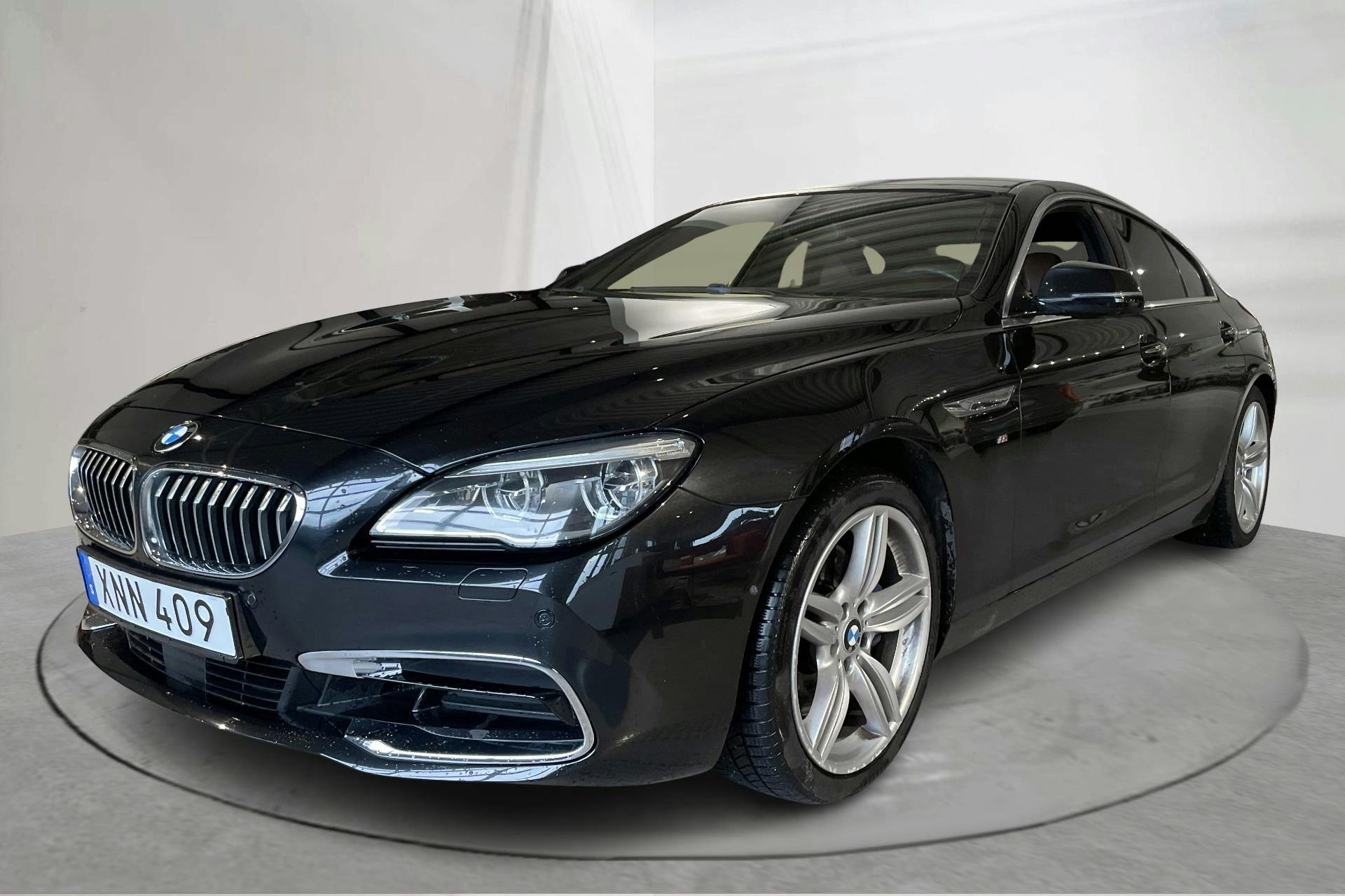 Presentationsfoto 1 av 16: BMW 640d xDrive Gran Coupé, F06 (313hk) - 16 705 mil - Automat - svart - 2016
