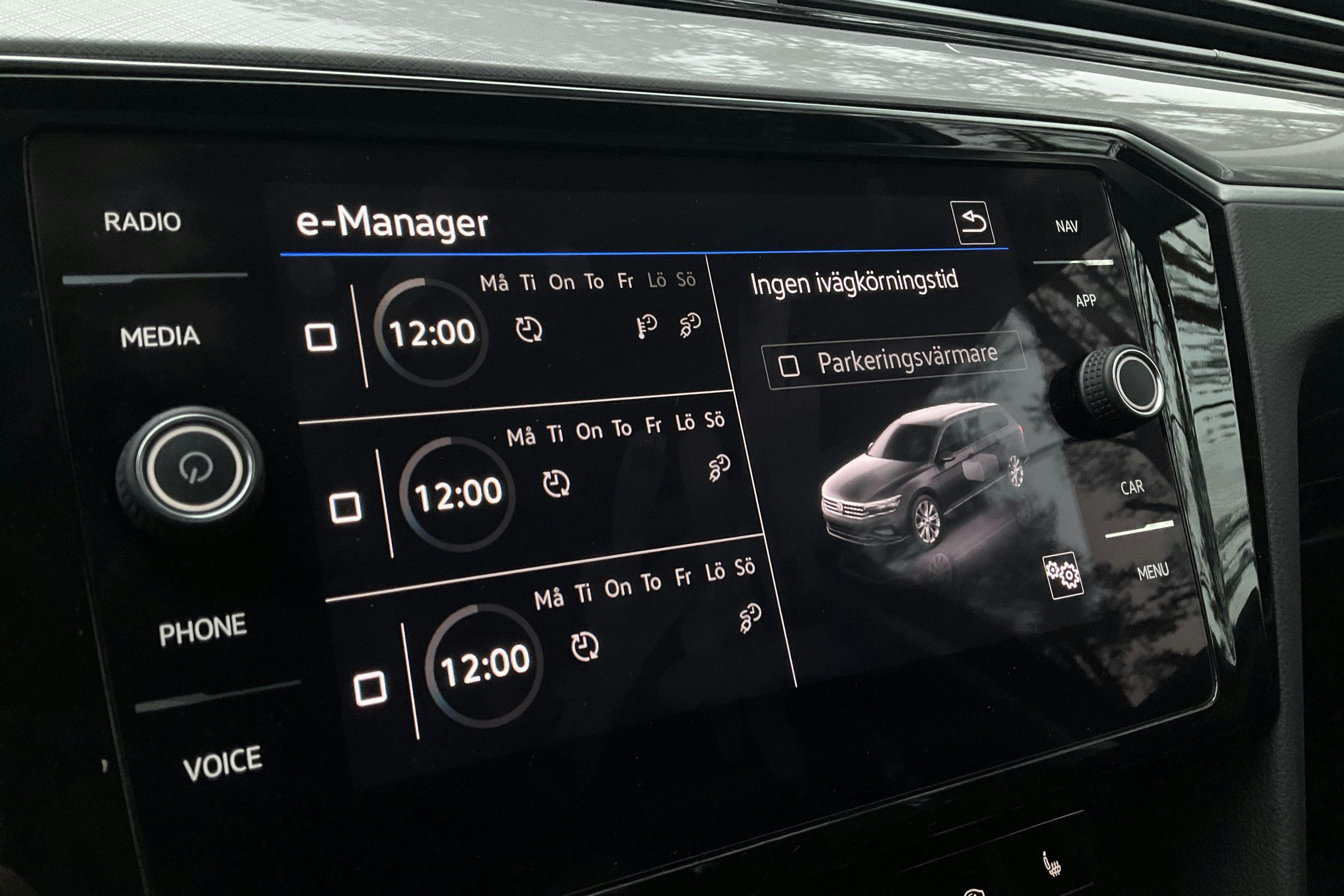 Presentation photo 18 of 18: VW Passat 1.4 GTE Sportscombi (218hk) - 115 780 km - Automatic - black - 2022