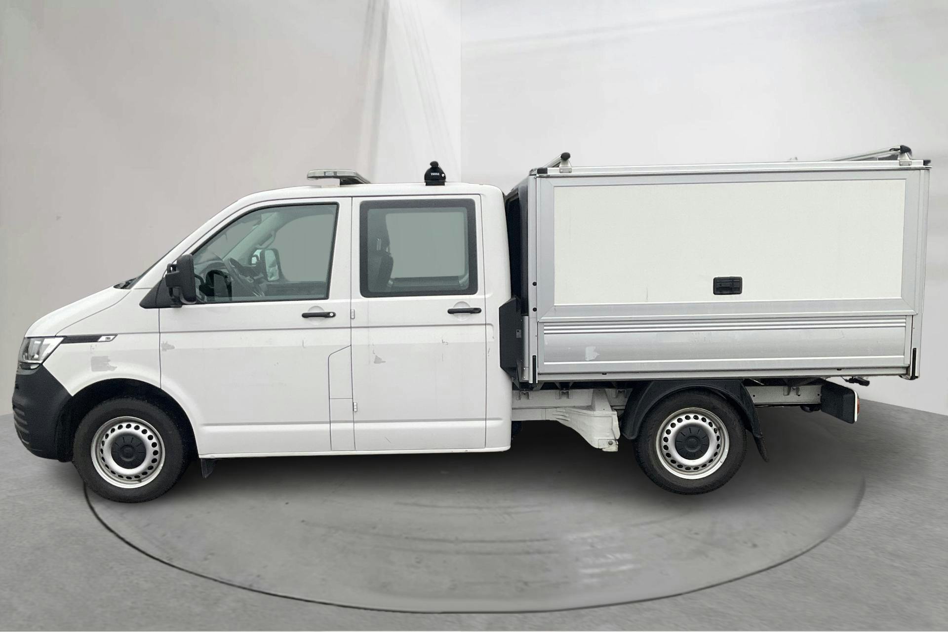 Presentation photo 2 of 16: VW Transporter T6 2.0 TDI BMT 4MOTION (150hk) - 15 950 km - Automatic - white - 2023