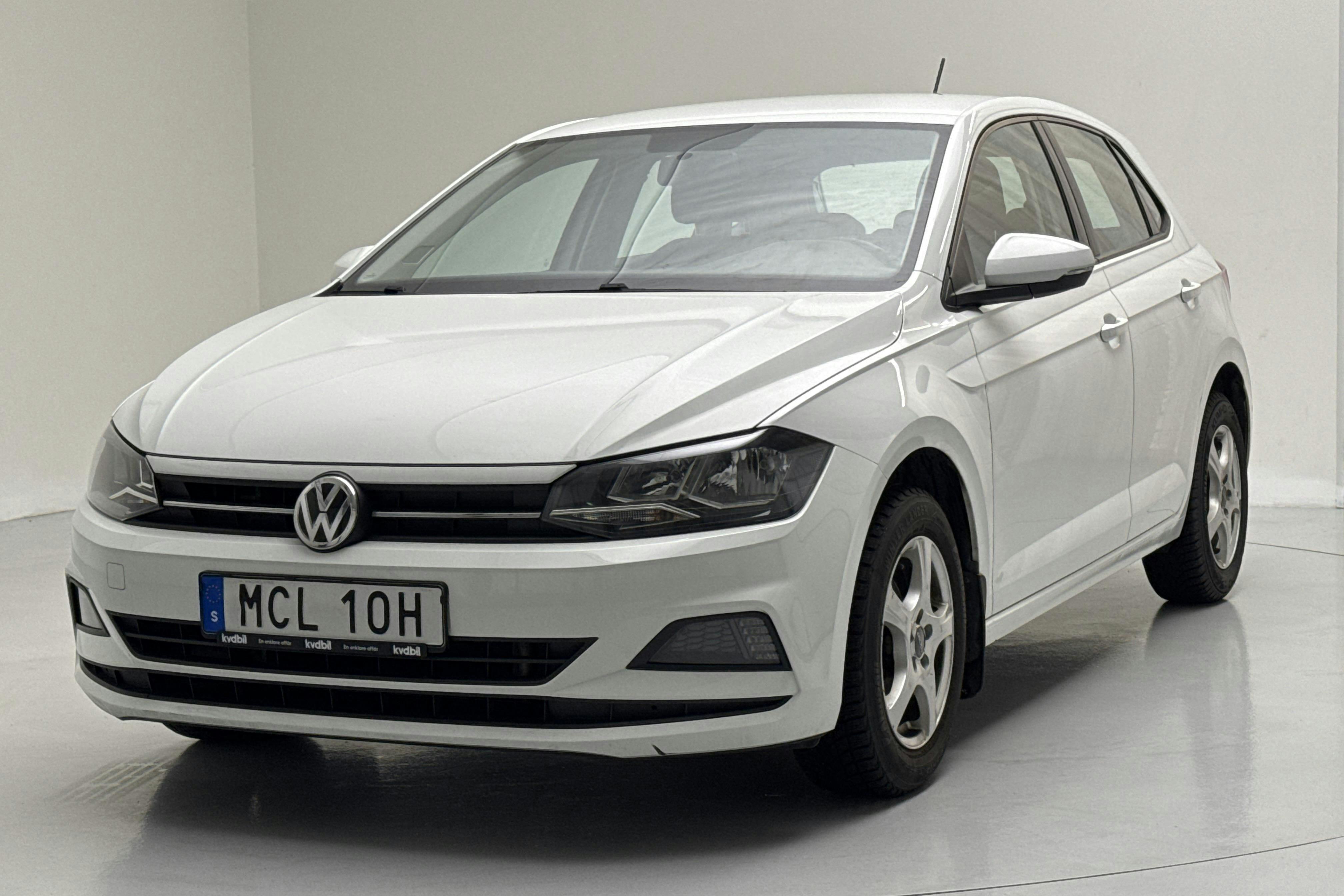 Presentation photo 1 of 12: VW Polo 1.0 TSI 5dr (95hk) - 91 290 km - Manual - white - 2020