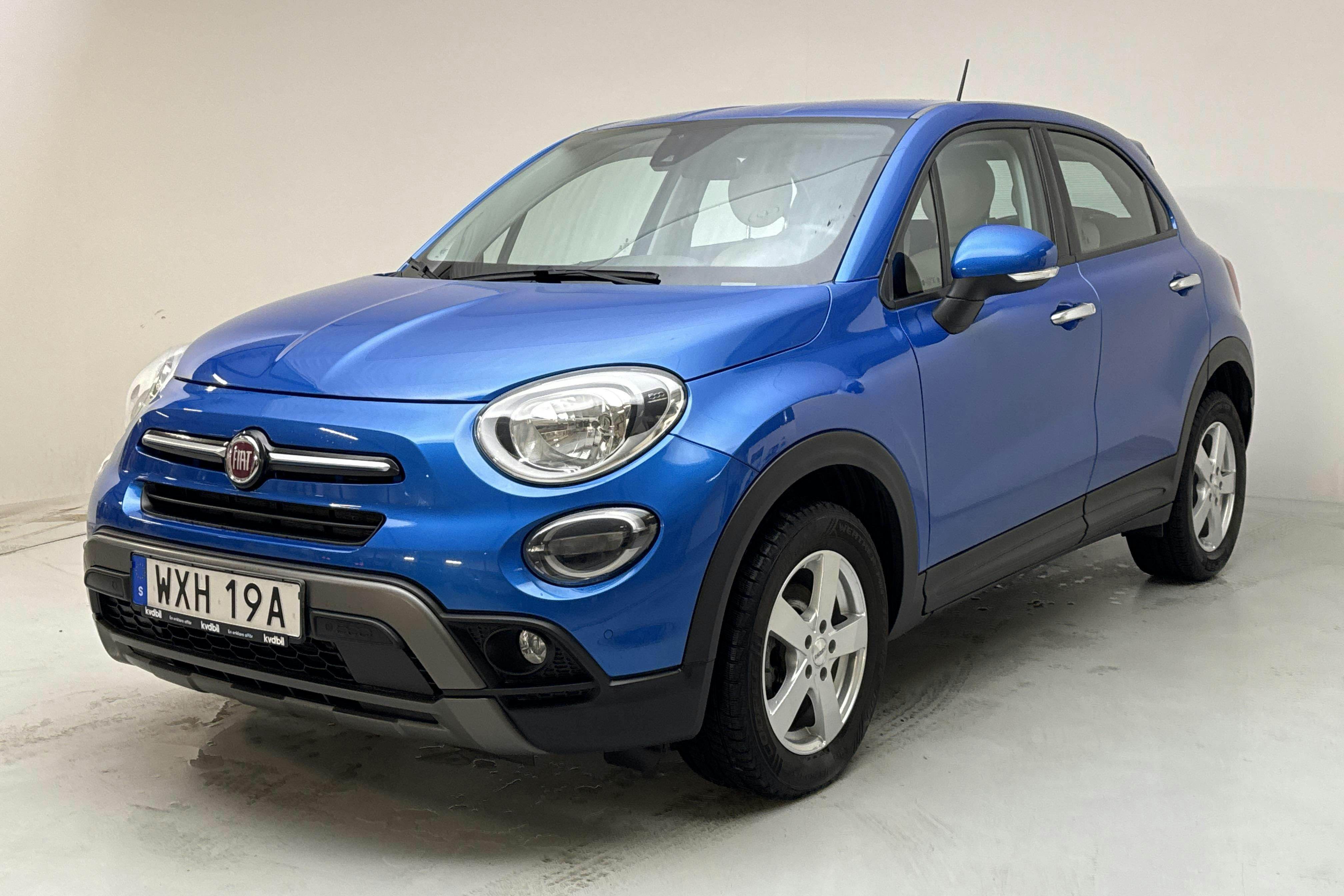 Presentationsfoto 1 av 13: Fiat 500X 1.0T (120hk) - 4 673 mil - Manuell - blå - 2019